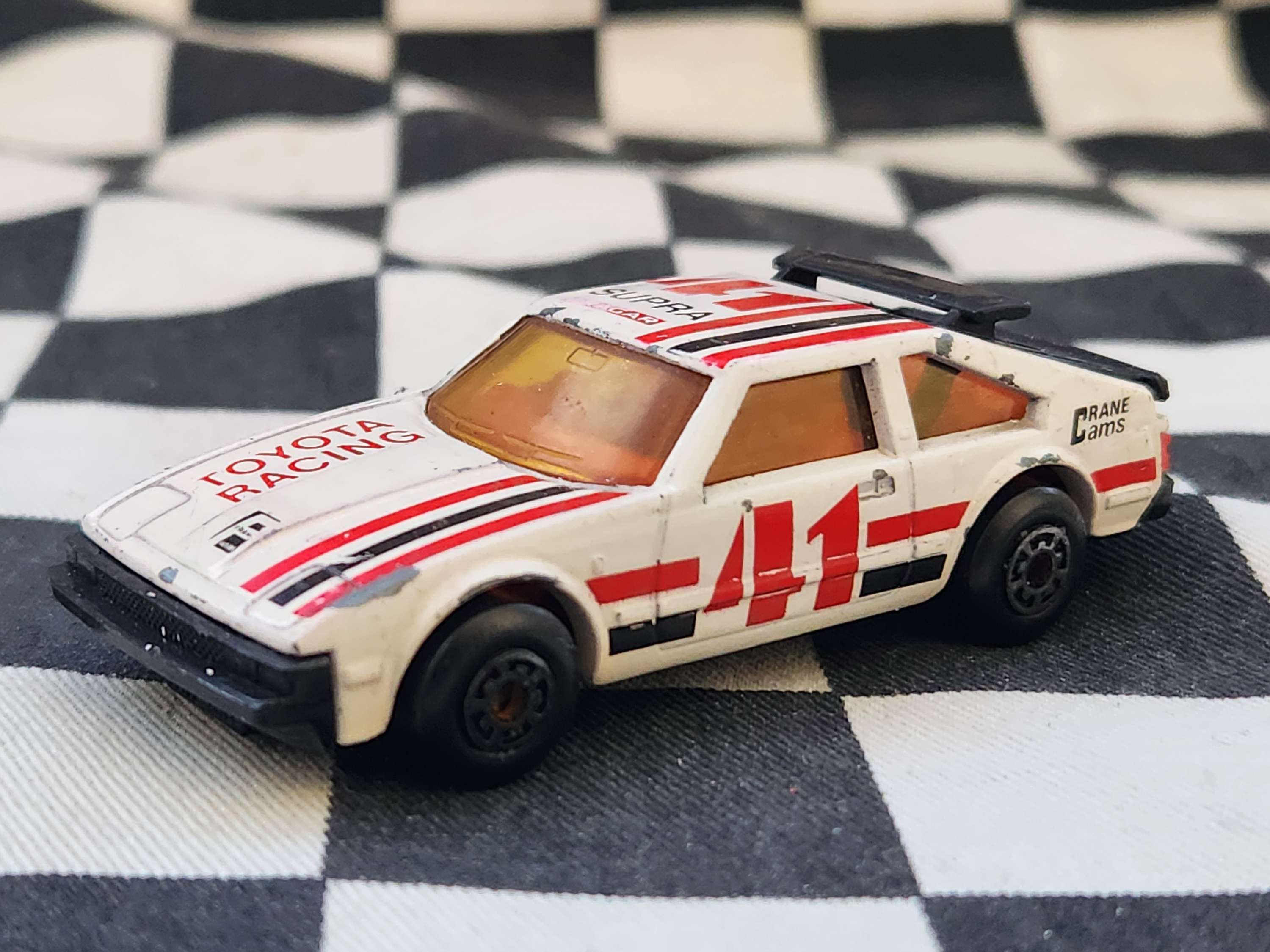Vintage Loose Matchbox Toyota Supra #41 White