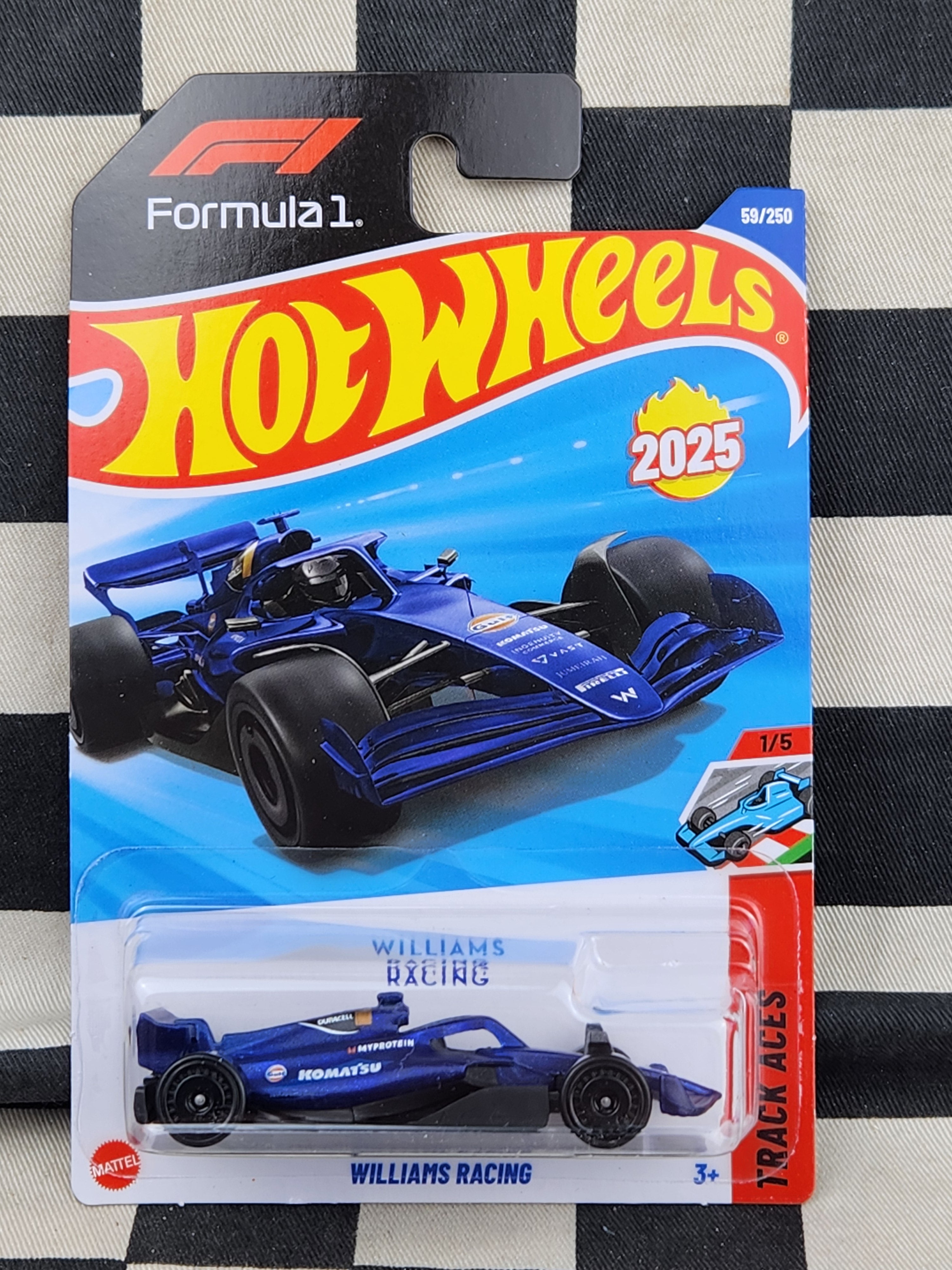 Hot Wheels 2025 Track Aces Formula 1 Williams Racing