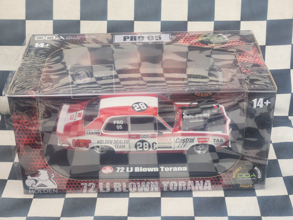 DDA 1/24 72 LJ Torana Blown Brock HDT Pro 05