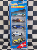 Hot Wheels 1999 50s Cruisers 5 Pack Cadillac 32 Ford 57 Chev T-bird Harley