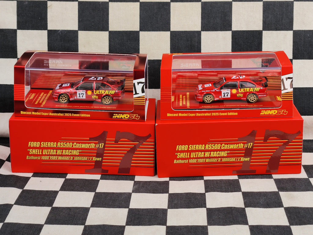 INNO64 2025 Diecast Expo 89 Bathurst Winner Johnson Bowe Ford Sierra RS500