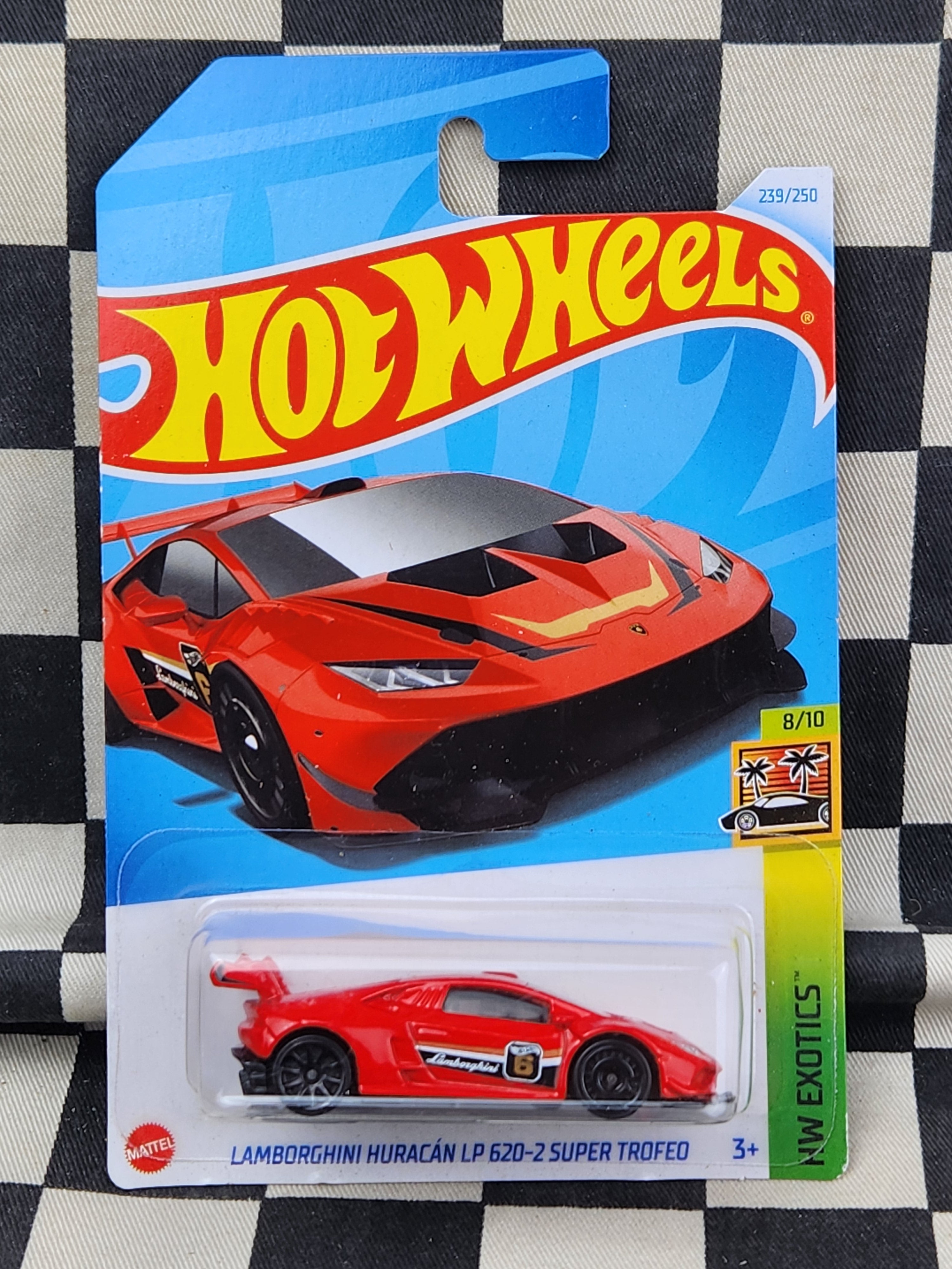 Hot Wheels 2023 Exotics Lamborghini Huracan LP 620-2 Super Trofeo Red