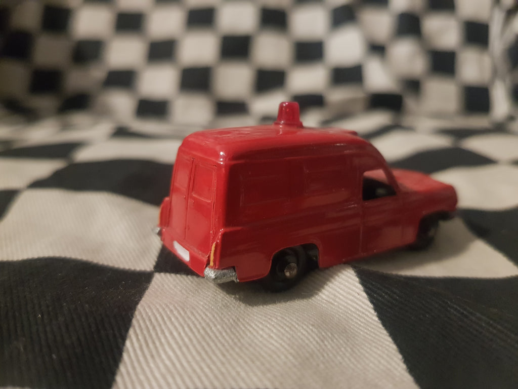Vintage Loose Fun Ho Holden HR Panel Van Fire Chief Repainted