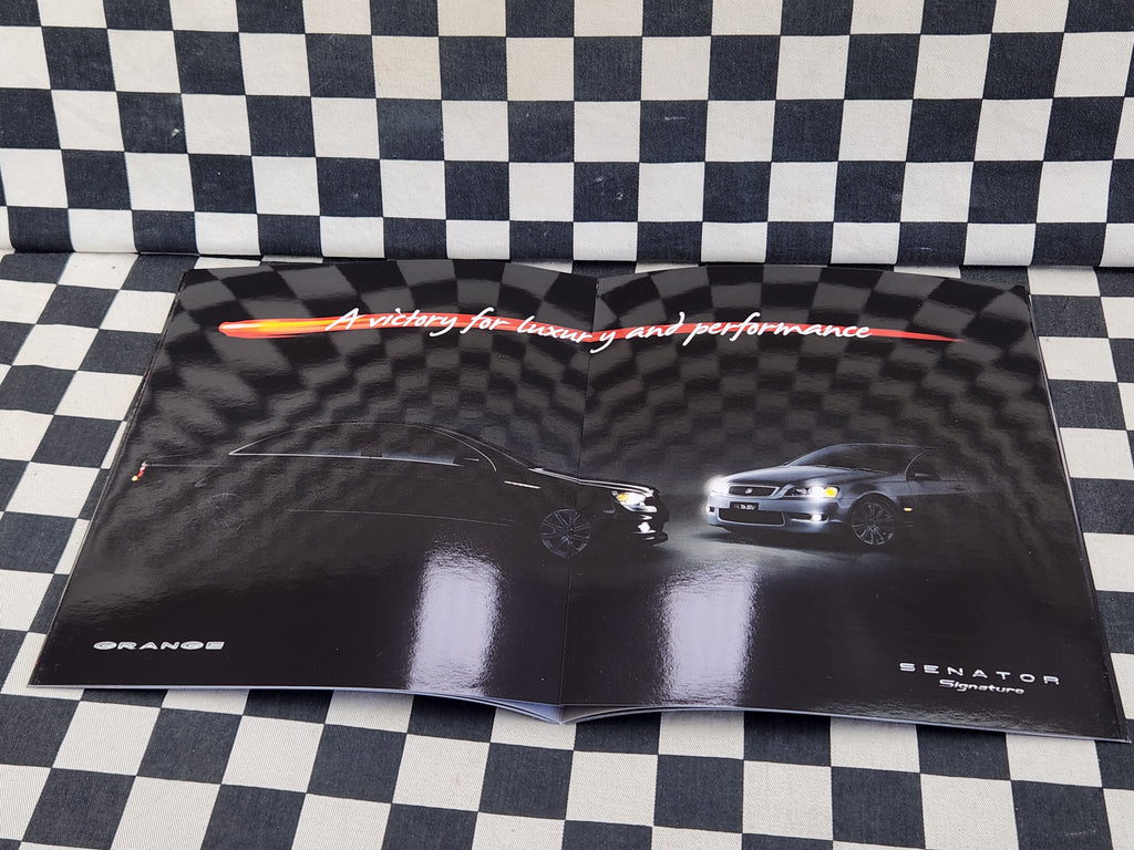 HSV Holden VE WM Grange & Senator Signature Series Sales Brochure