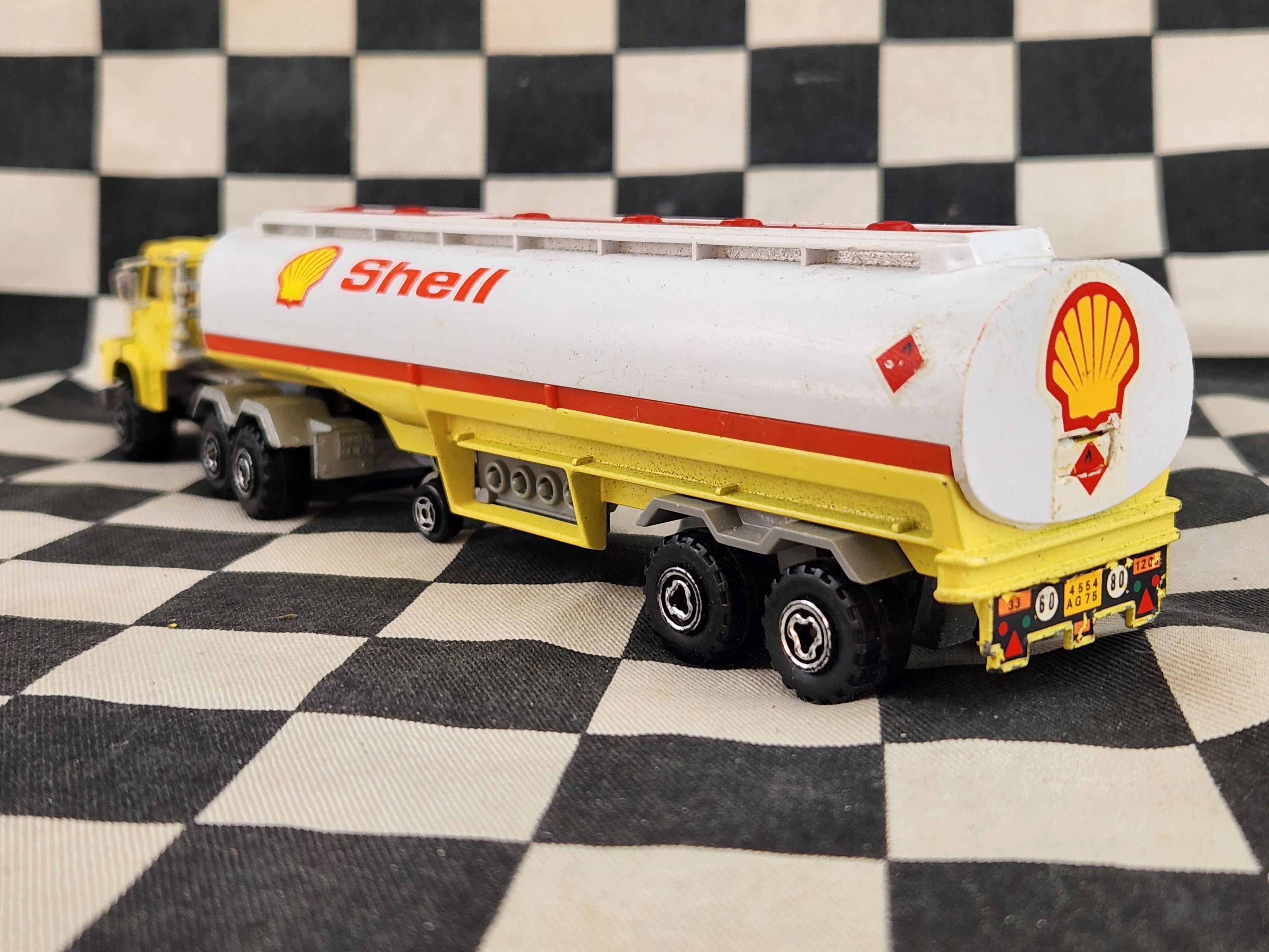 Vintage Loose Majorette King Size Scania Shell Petrol Tanker Truck