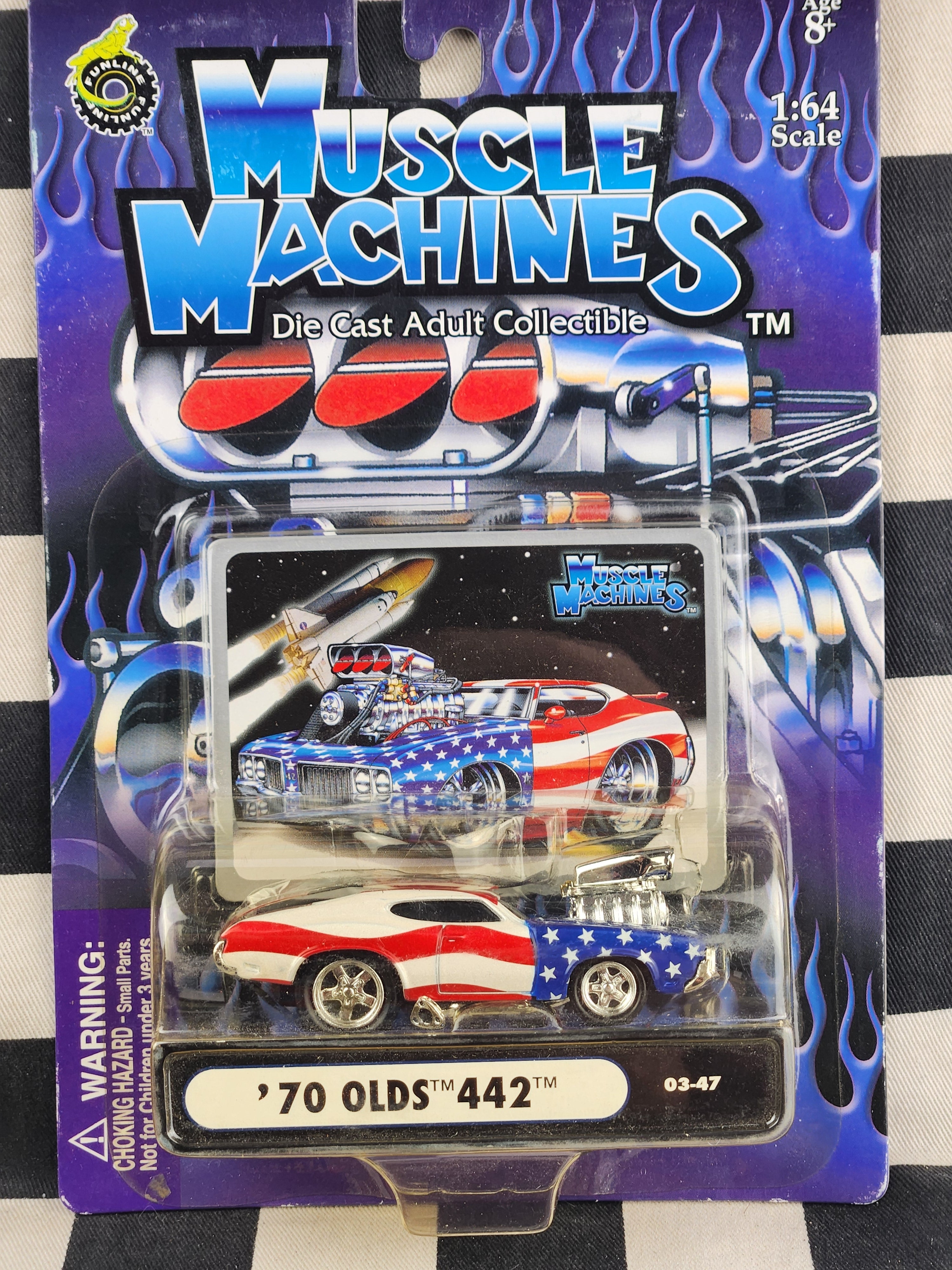 Muscle Machines 70 Olds 442 USA Flag
