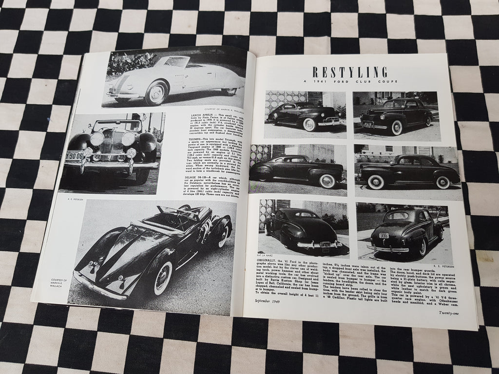 UBER RARE! Motor Trend Vol 1 No 1 Sept 1949