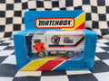 Matchbox Blue Box #20 Volvo Container Truck Scotch Corner White