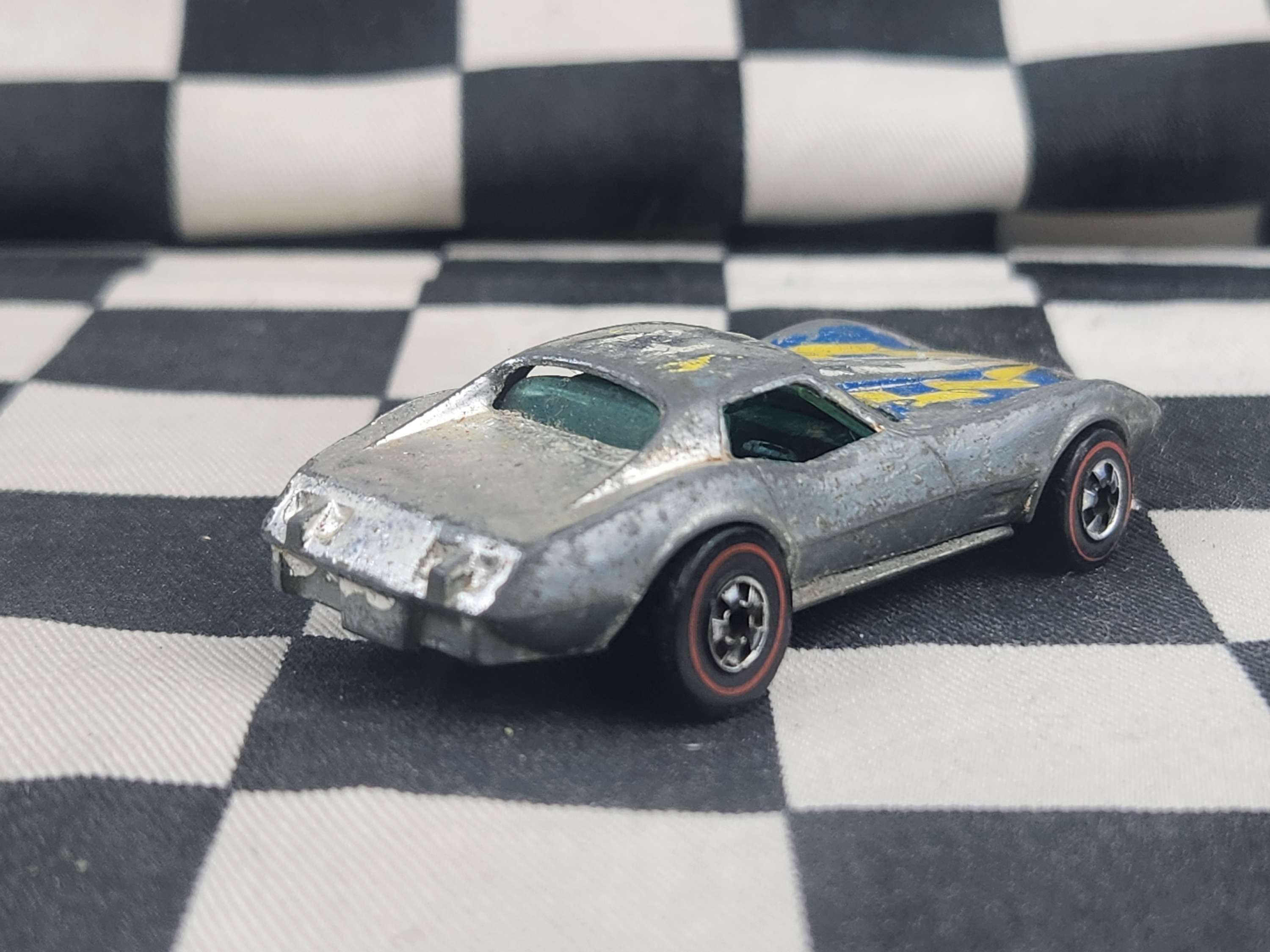 Vintage Loose Hot Wheels REDLINE Corvette Stingray Super Chrome