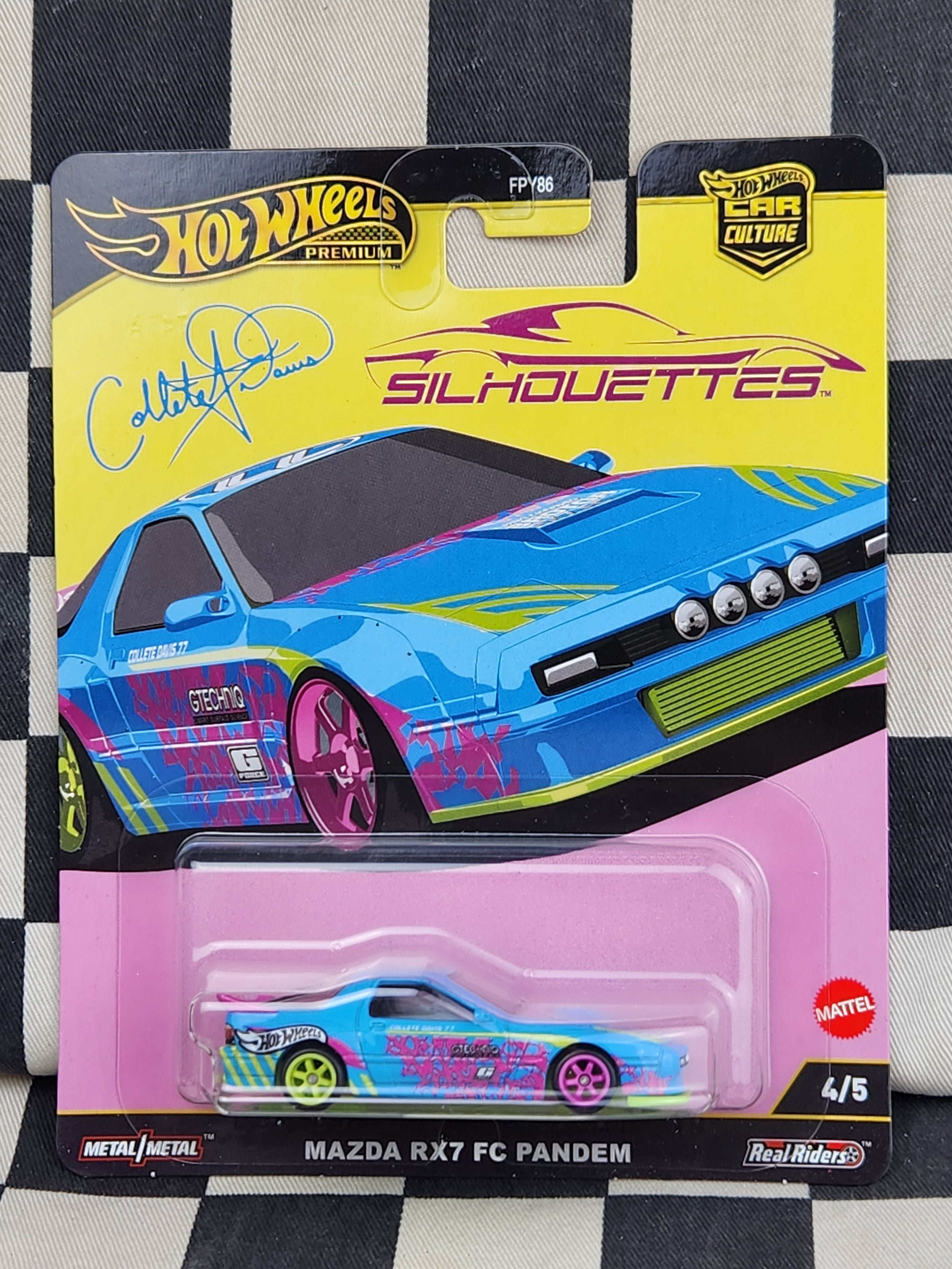 Hot Wheels Premium Silhouettes Mazda RX7 Pandem