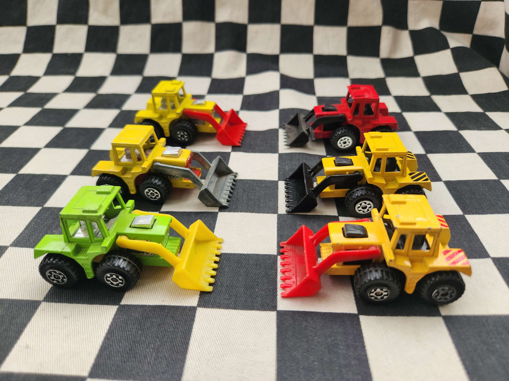Vintage Loose Matchbox Superfast Tractor Shovel Your Choice of Colours