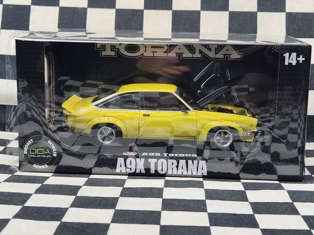 DDA Collectibles 1:24 Holden LX A9X Torana Yellow Detailed Series