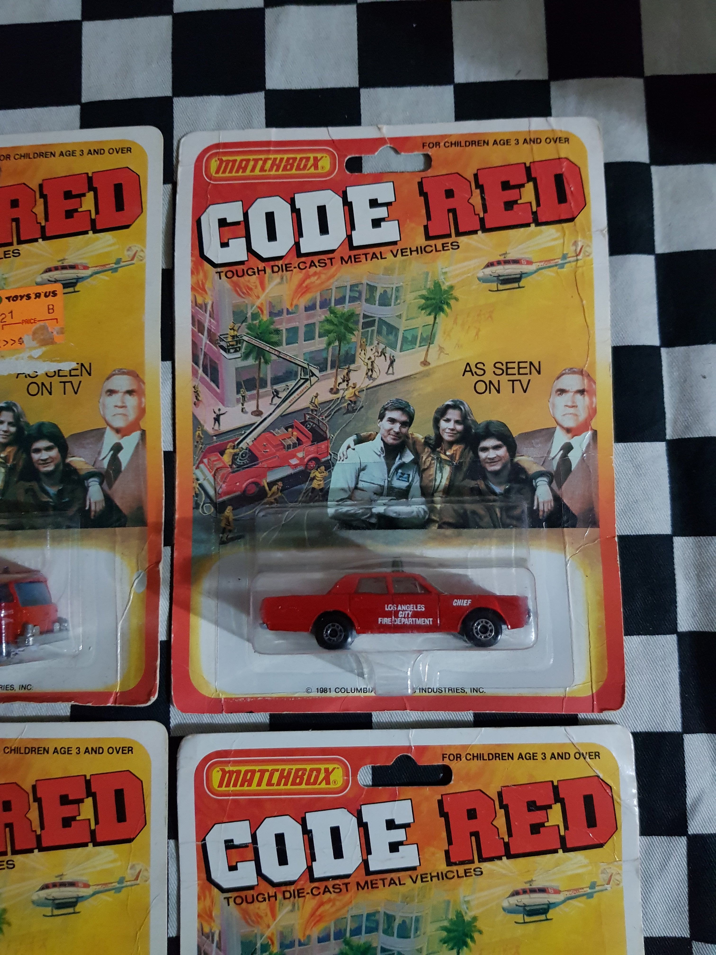 Matchbox Code Red Choice of Four. fire engine, Boat