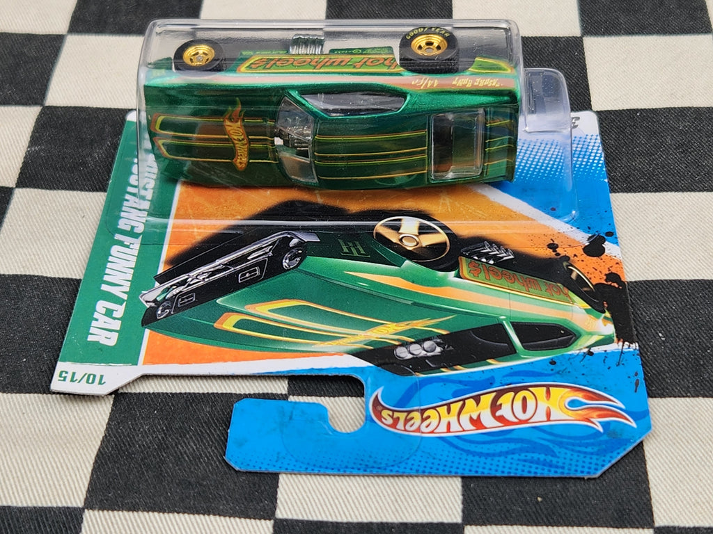 Hot Wheels 2011 SUPER TREASURE HUNT 71 Mustang Funny Car Short Card