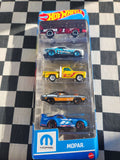 Hot Wheels MOPAR 5 Pack Dodge Charger Daytona Hemi Challenger STR8 Viper GTS-R