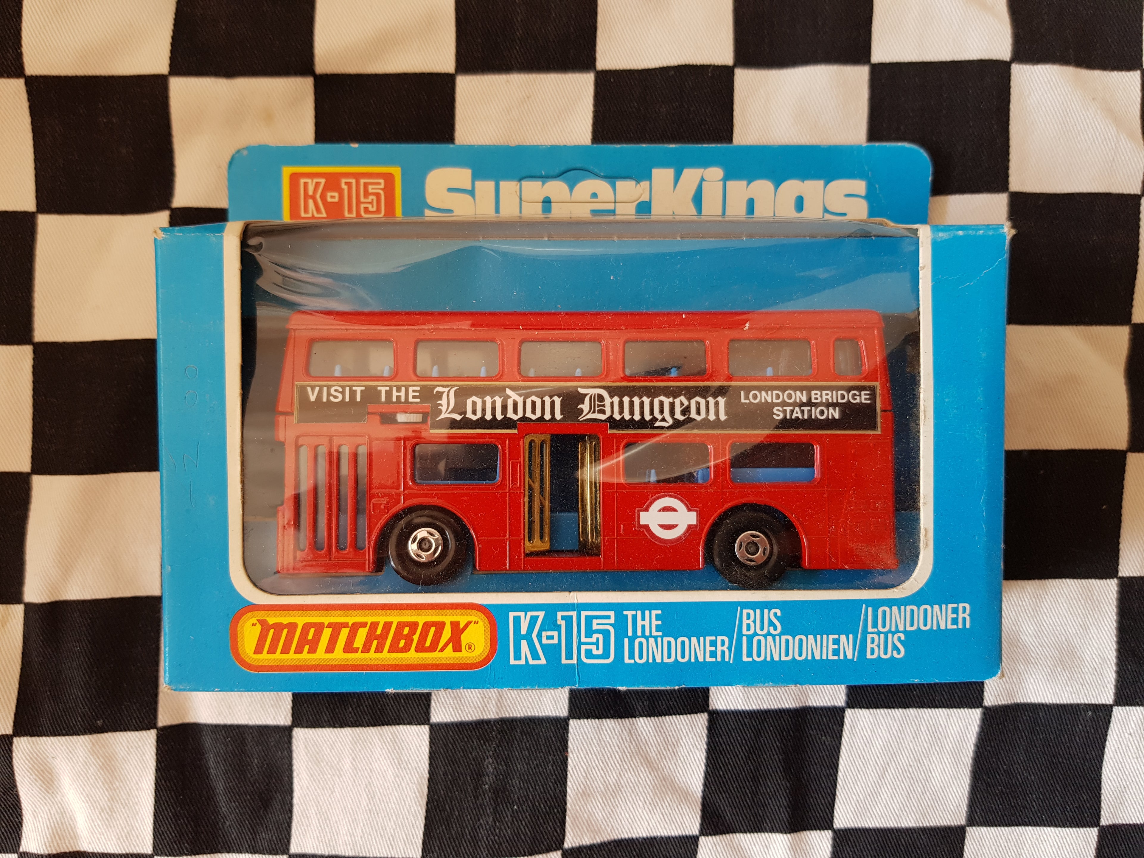 Matchbox Super Kings K15 The Londoner Double Decker Bus London Dungeon