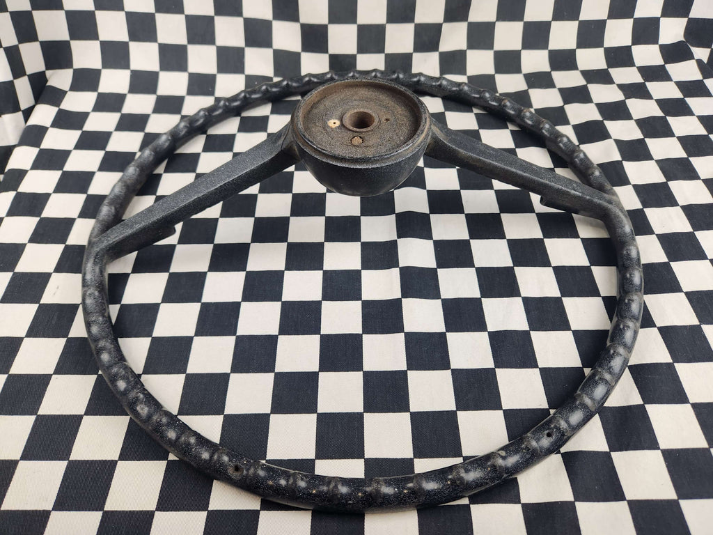 Original 1955/56 Chevy Steering Wheel with Horn Ring Hot Rod Rat Rod Jalopy