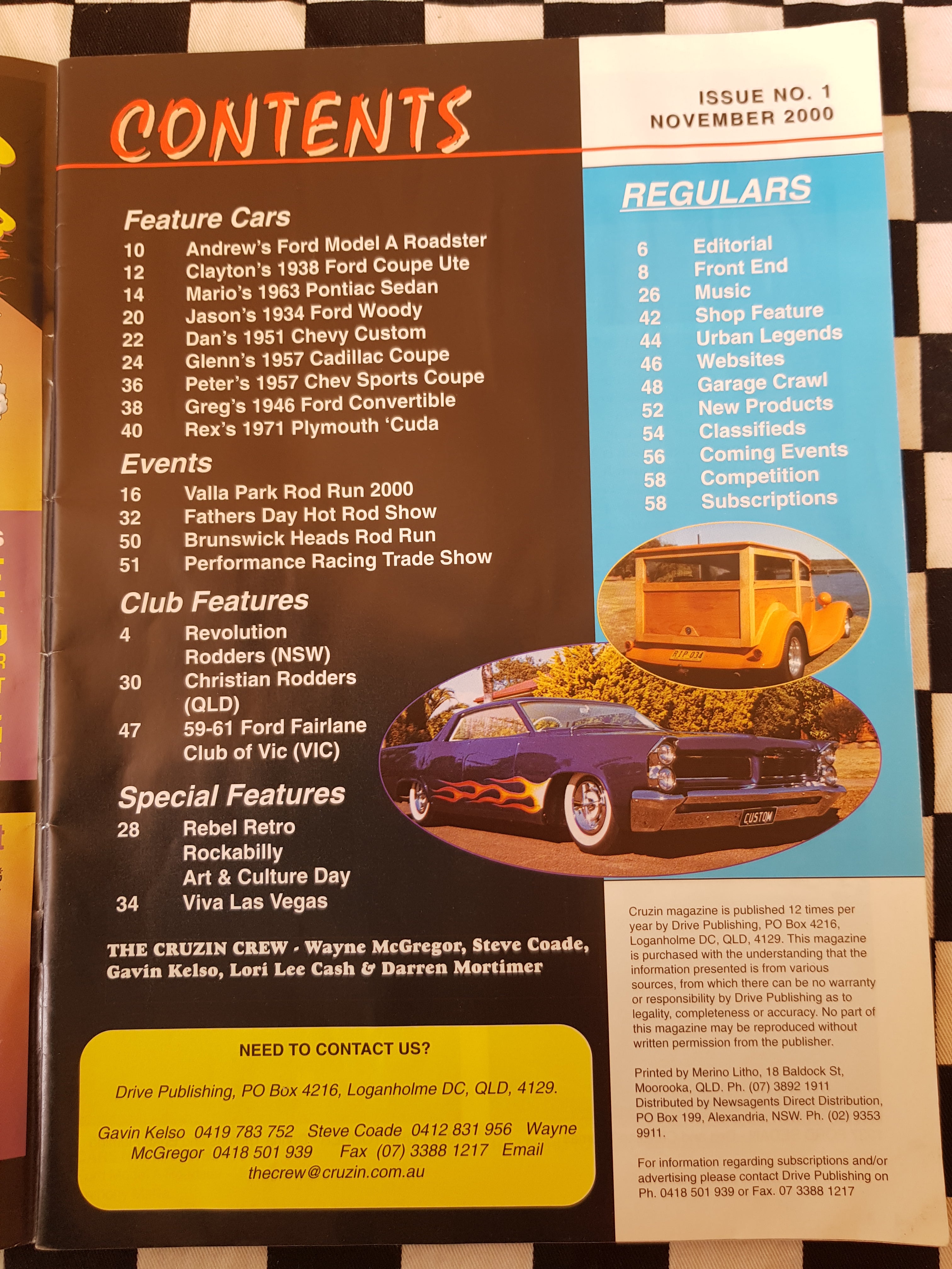 CRUZIN magazine ISSUE #1 nov 2000