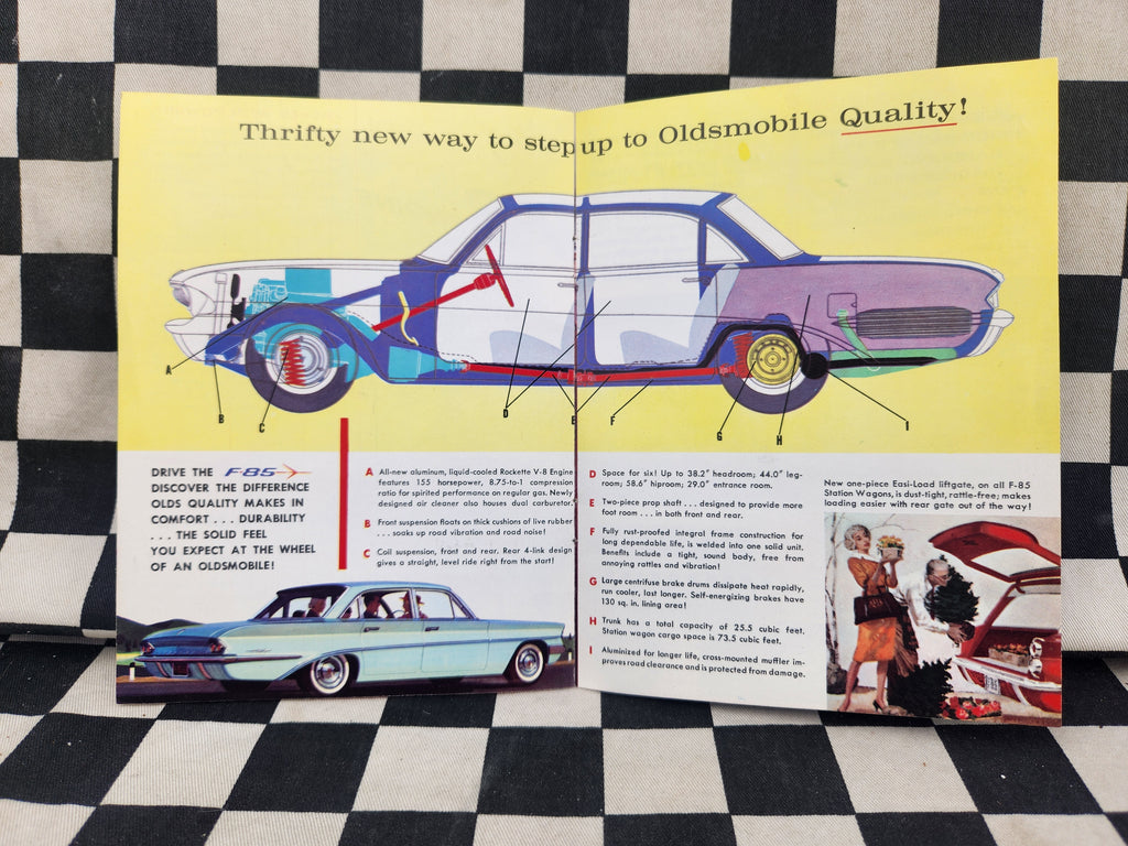 Genuine 1961 Oldsmobile F85 Sales Brochure