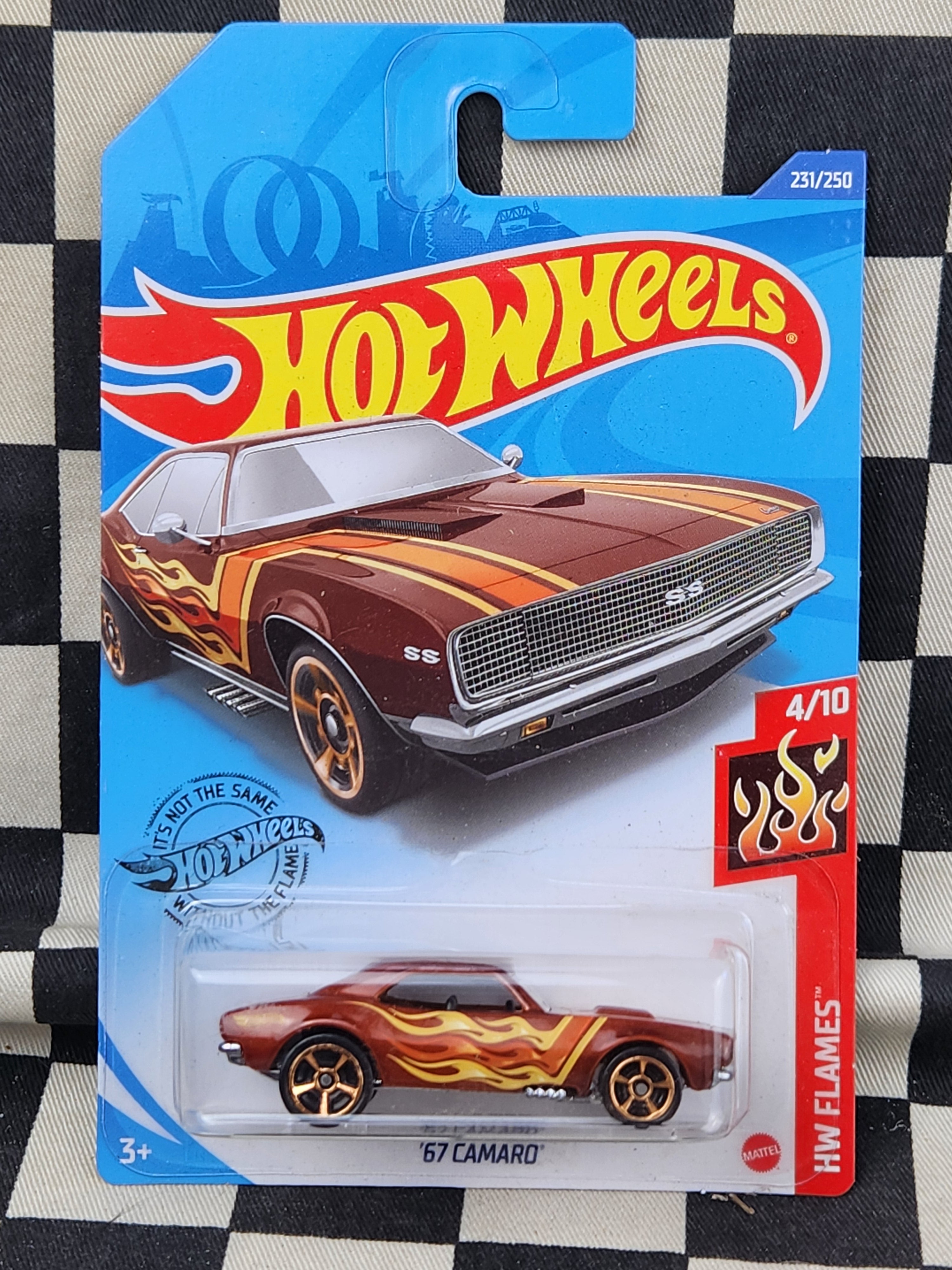 Hot Wheels 2019 Flames 67 Camaro Brown