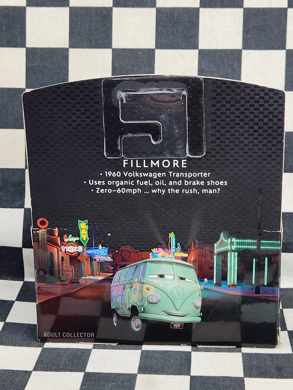 Disney Pixar Cars 2016 Precision Series Fillmore 1960 Volkswagen Transporter T1