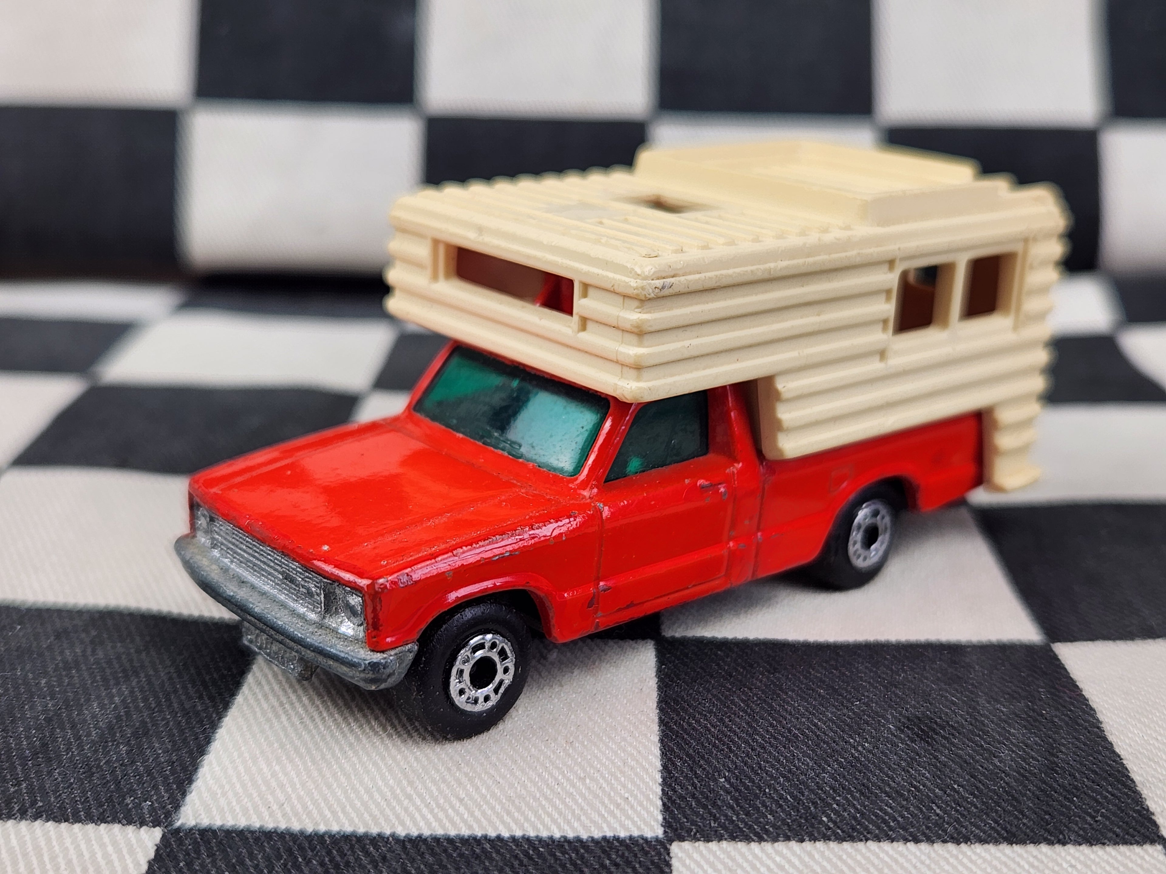 Vintage Loose Matchbox Superfast Slide on Camper Pickup