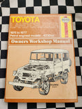 Haynes Toyota Land Cruiser 75-77 petrol Workshop Manual