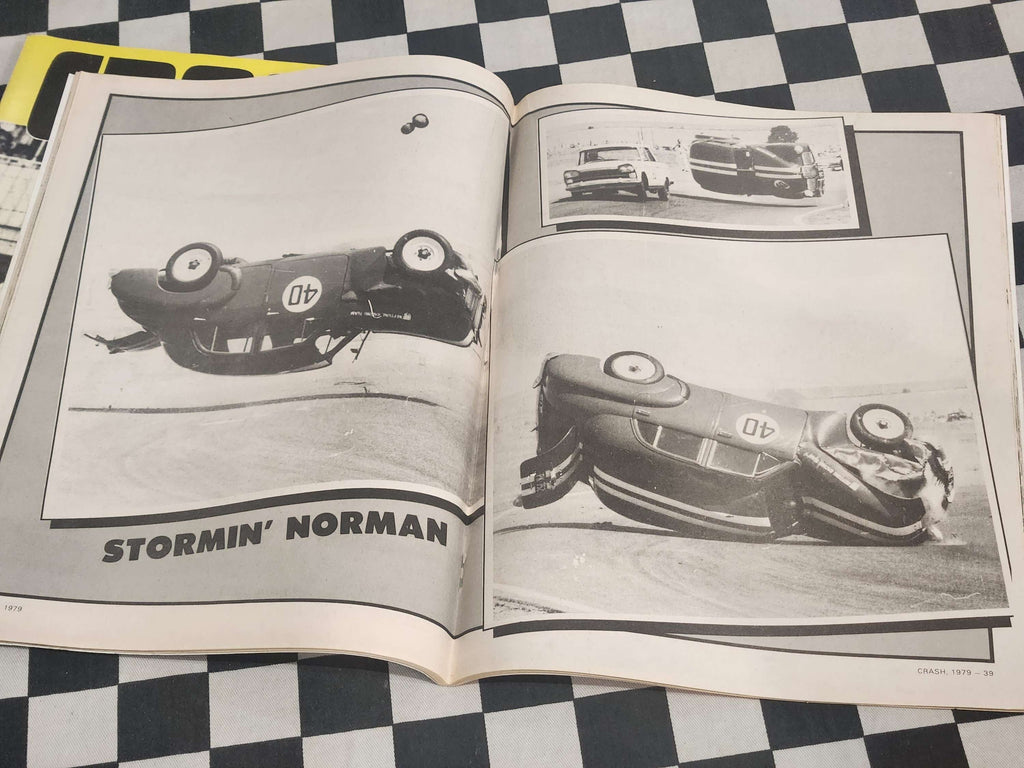 Crash Magazine issue 1 & 2 Motor Racing Crashes Caught on Film by Auto Action