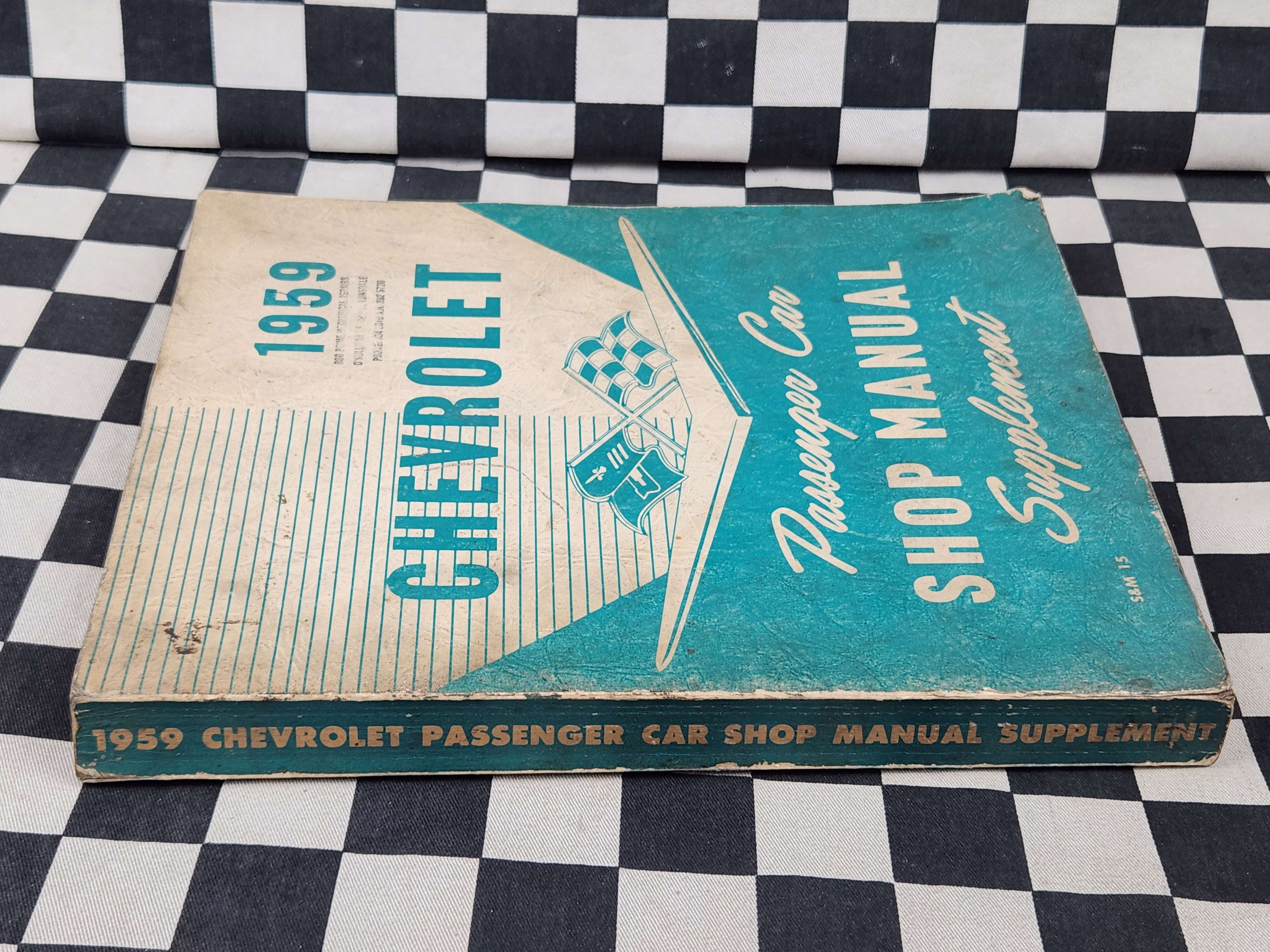 Genuine Chevrolet 1959 Passenger 6cyl & V8 Ute Wagon Sedan Van Workshop Manual
