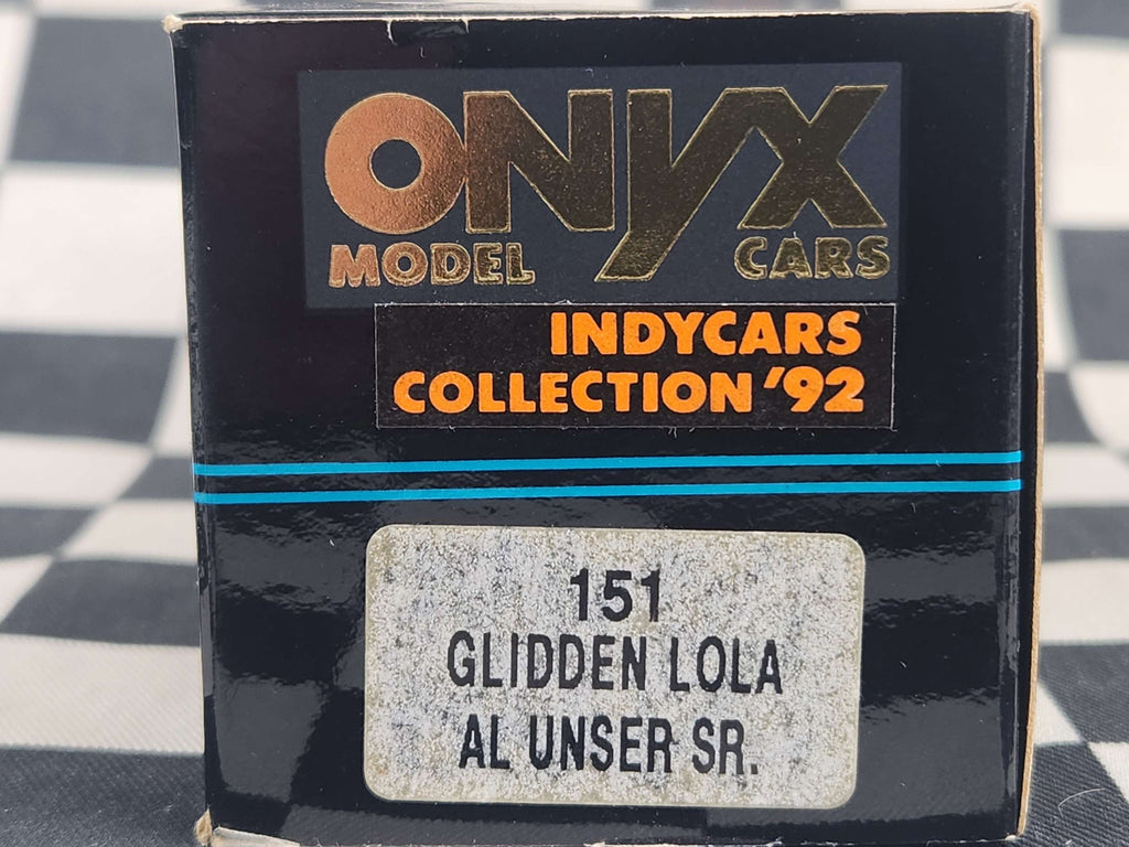 Onyx 1/43 92' Indy Car Collection Glidden Lola , Al Unser Sr