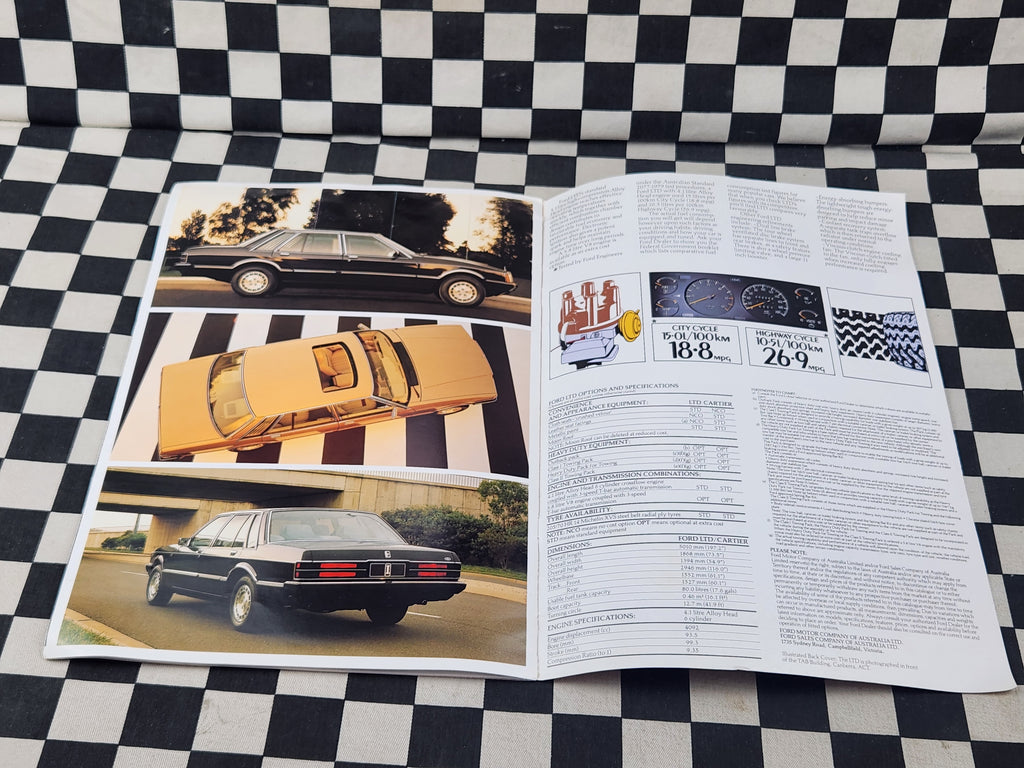 Ford FC LTD & LTD Cartier Sales Brochure