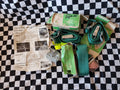 Rare NOS 1960's GREEN Seatbelt Set of 3