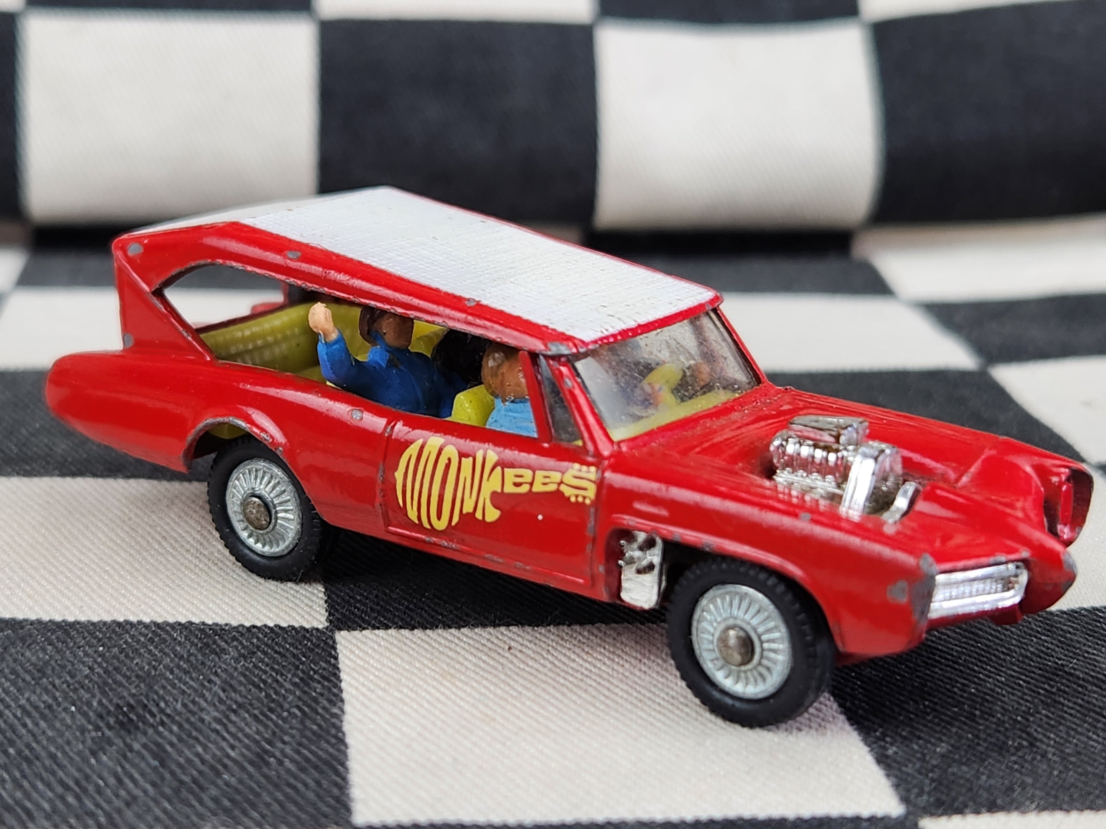 Vintage Loose Husky Models 1:64 The Monkees Monkeemobile Pontiac GTO