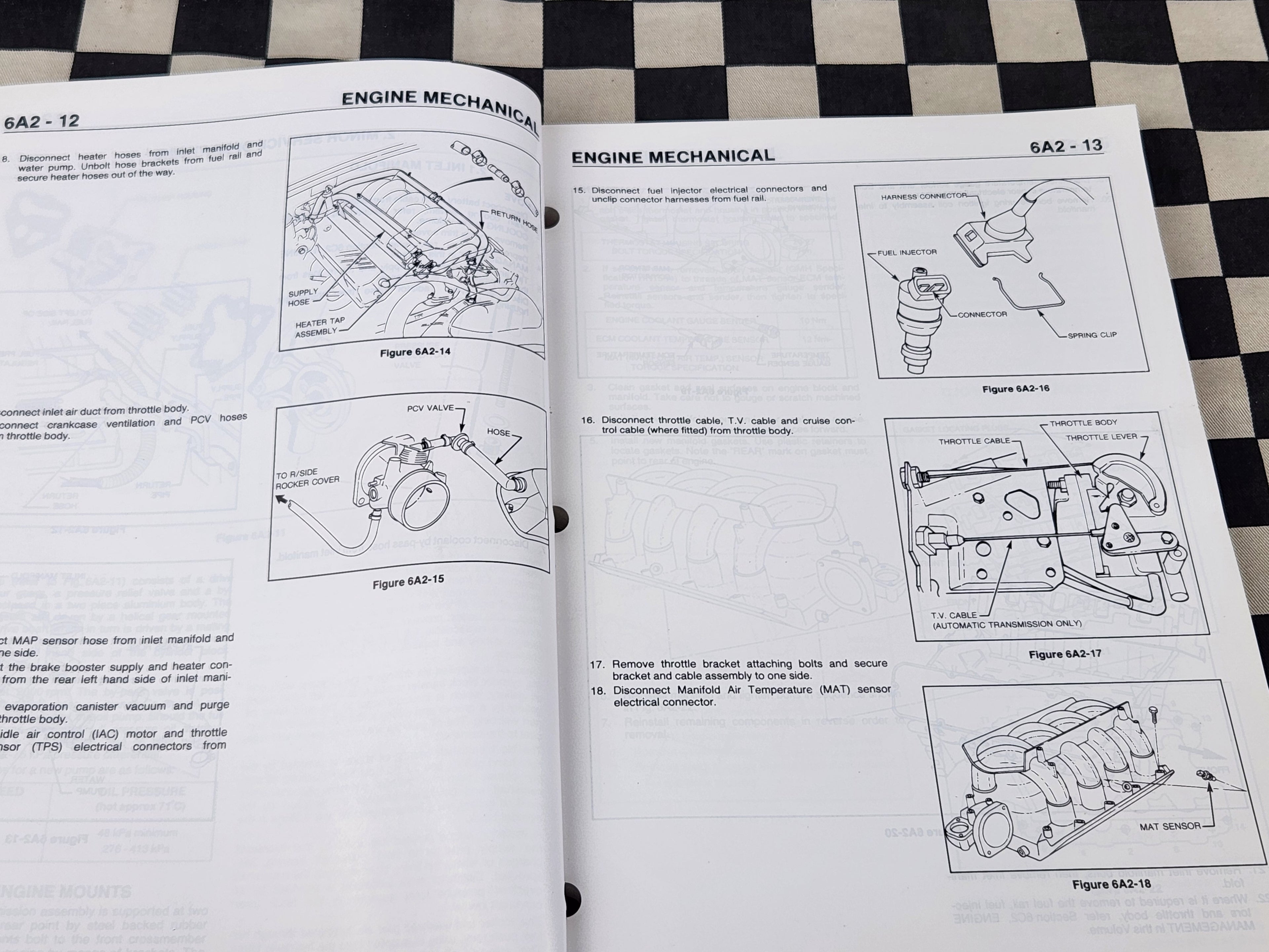 Genuine Holden Commodore VN Series 5.0 Litre PFI V8 Engine Manual Volume 4