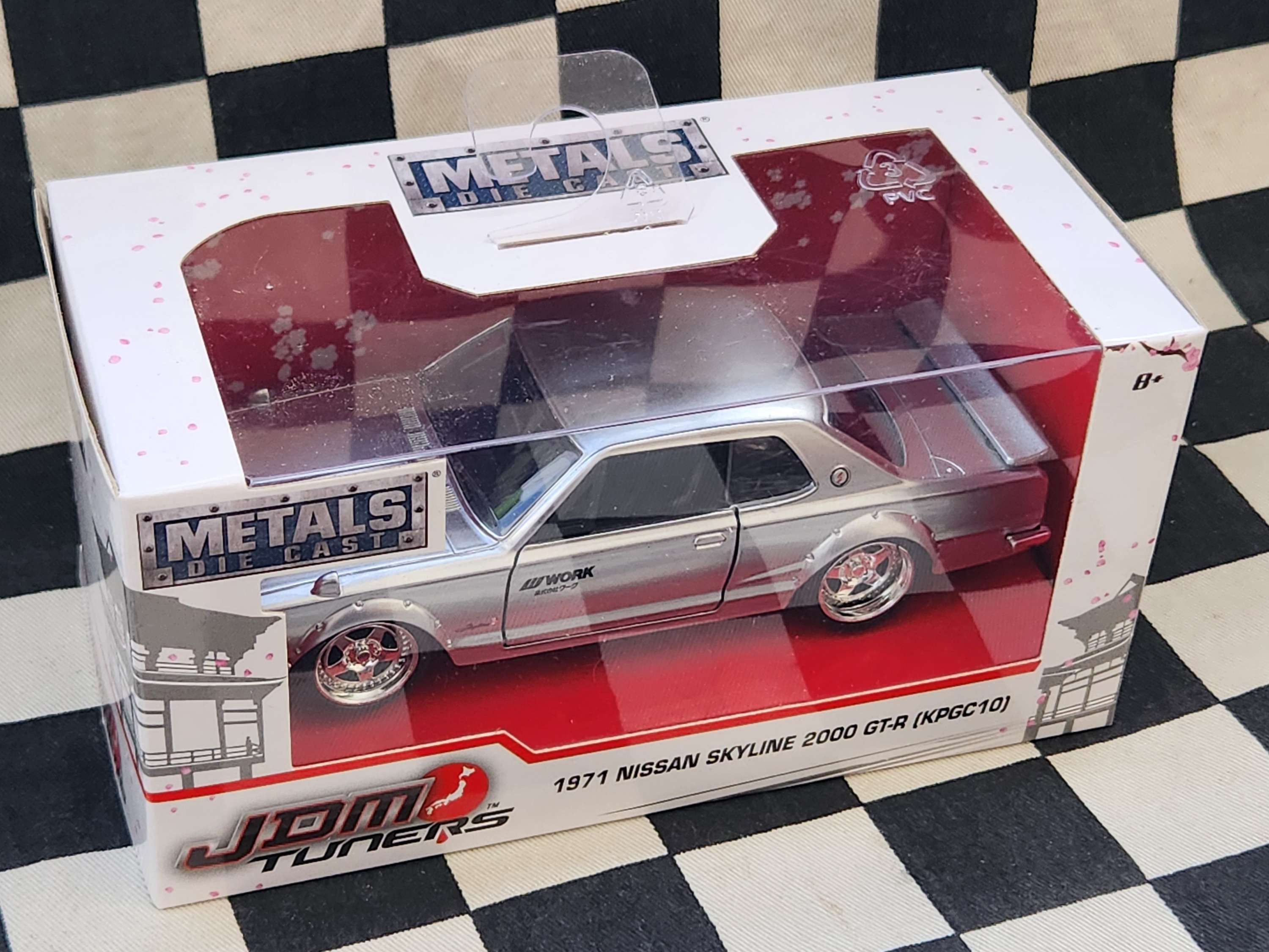 JDM Tuners 1/32 1971 Nissan Skyline 2000 GT-R KPGC10 Silver