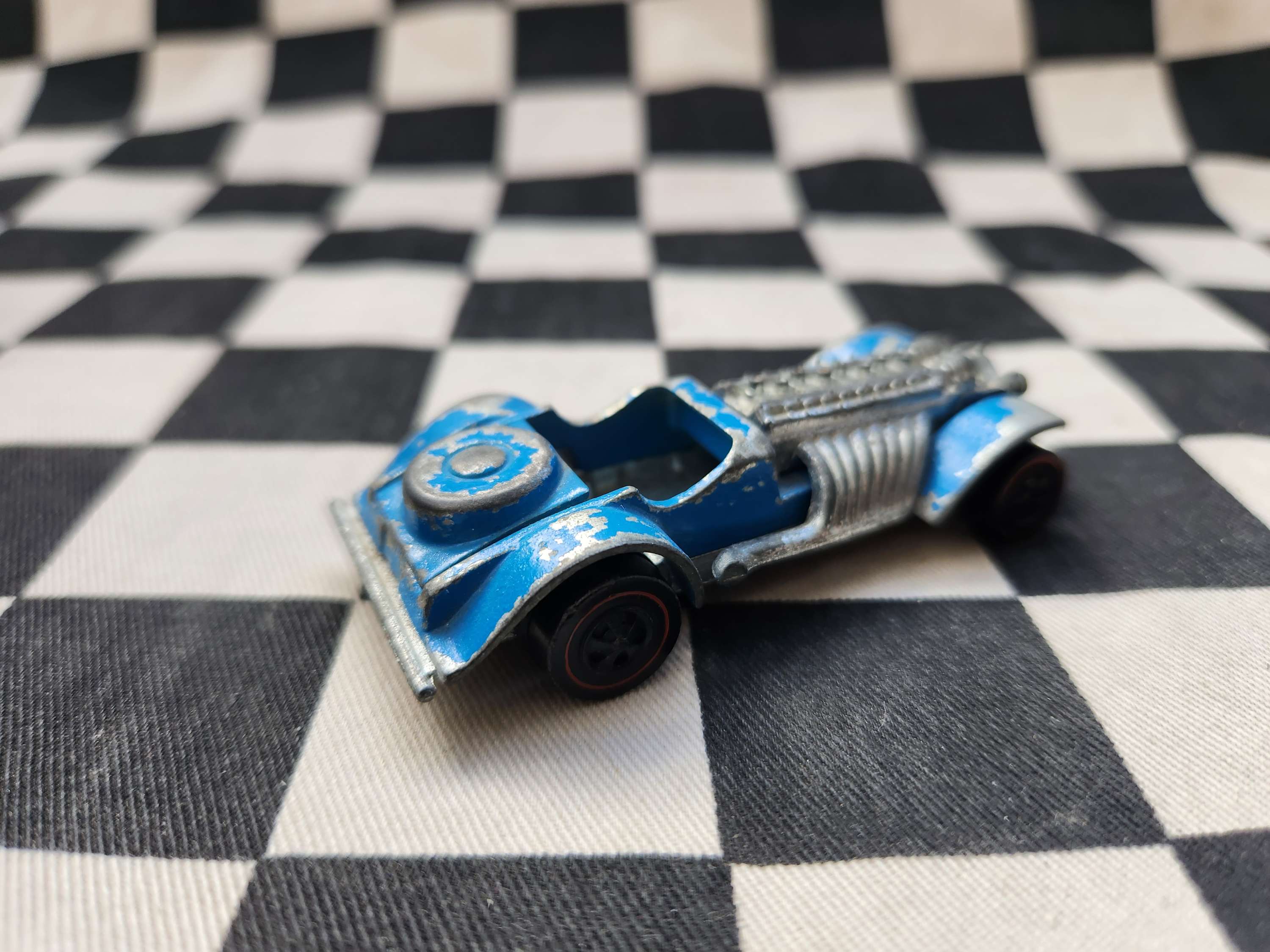 Vintage Loose Hot Wheels Redline Sweet 16 Light Blue Enamel (interior Missing)