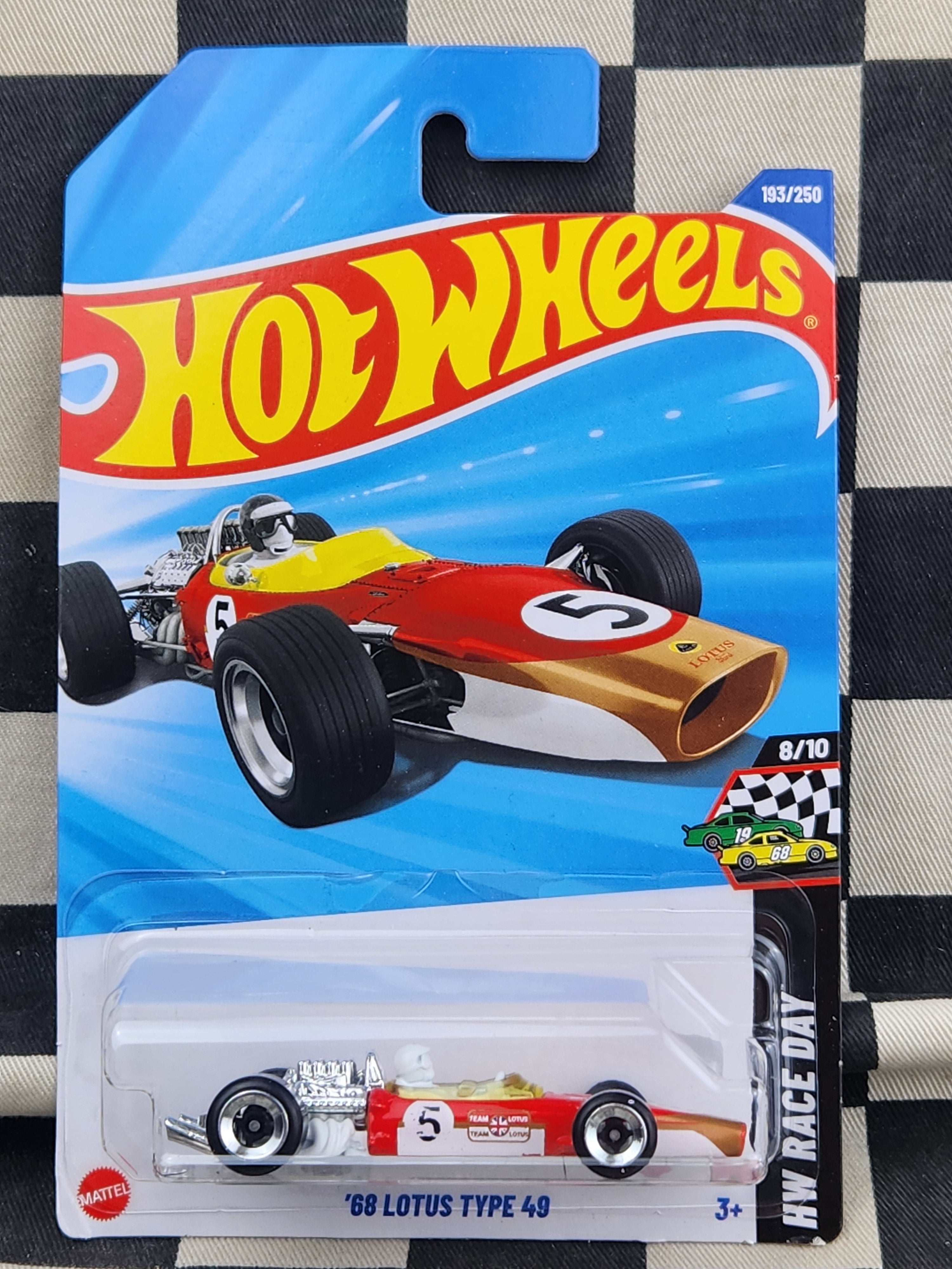 Hot Wheels 2025 Race Day 68 Lotus Type 49 RED