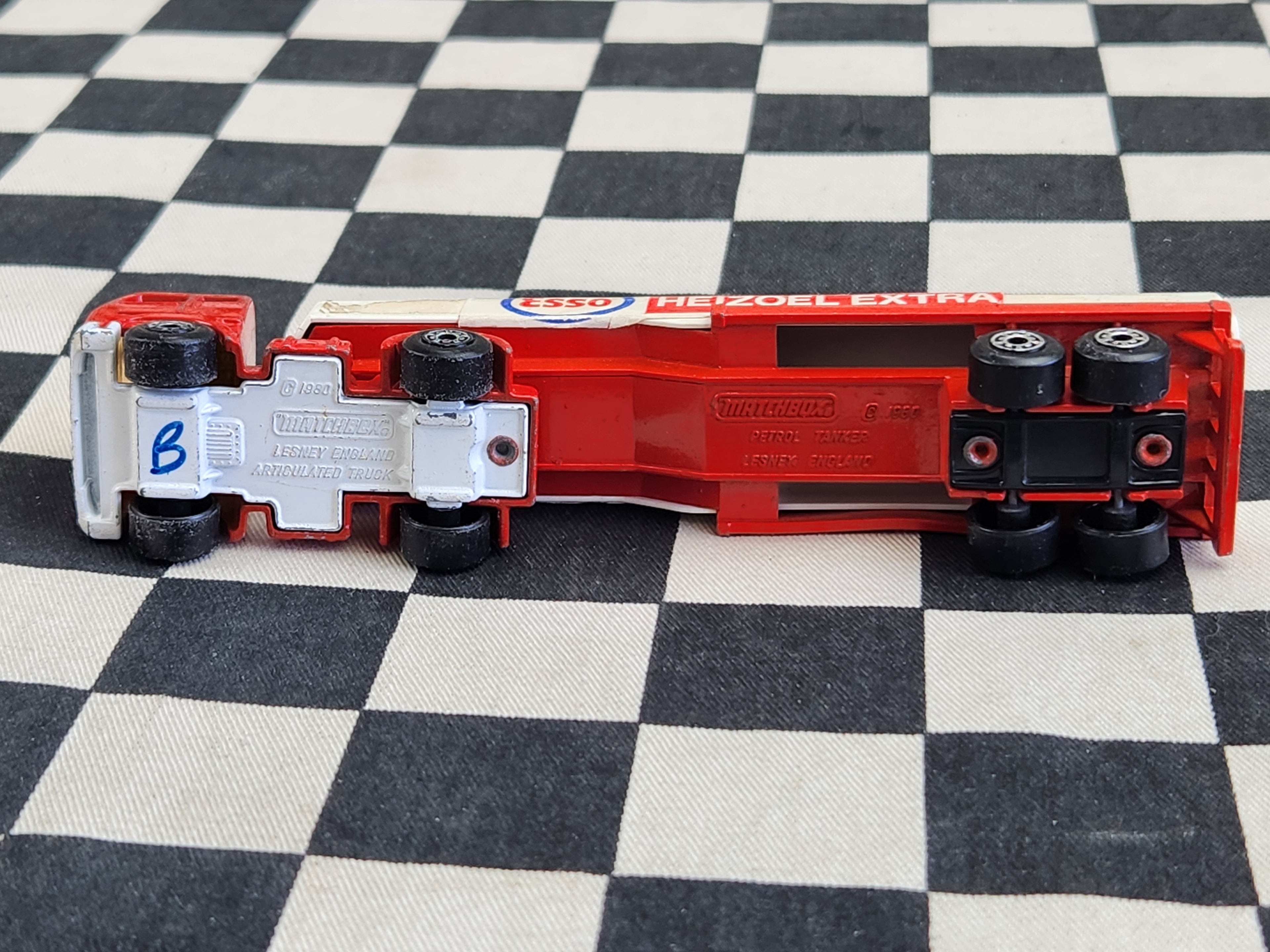 Vintage Loose Matchbox ESSO Articulated Truck Petrol Tanker