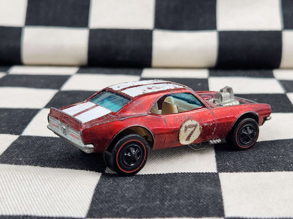 Hot Wheels Redline Heavy Chevy Camaro Spectraflame Red Hong Kong