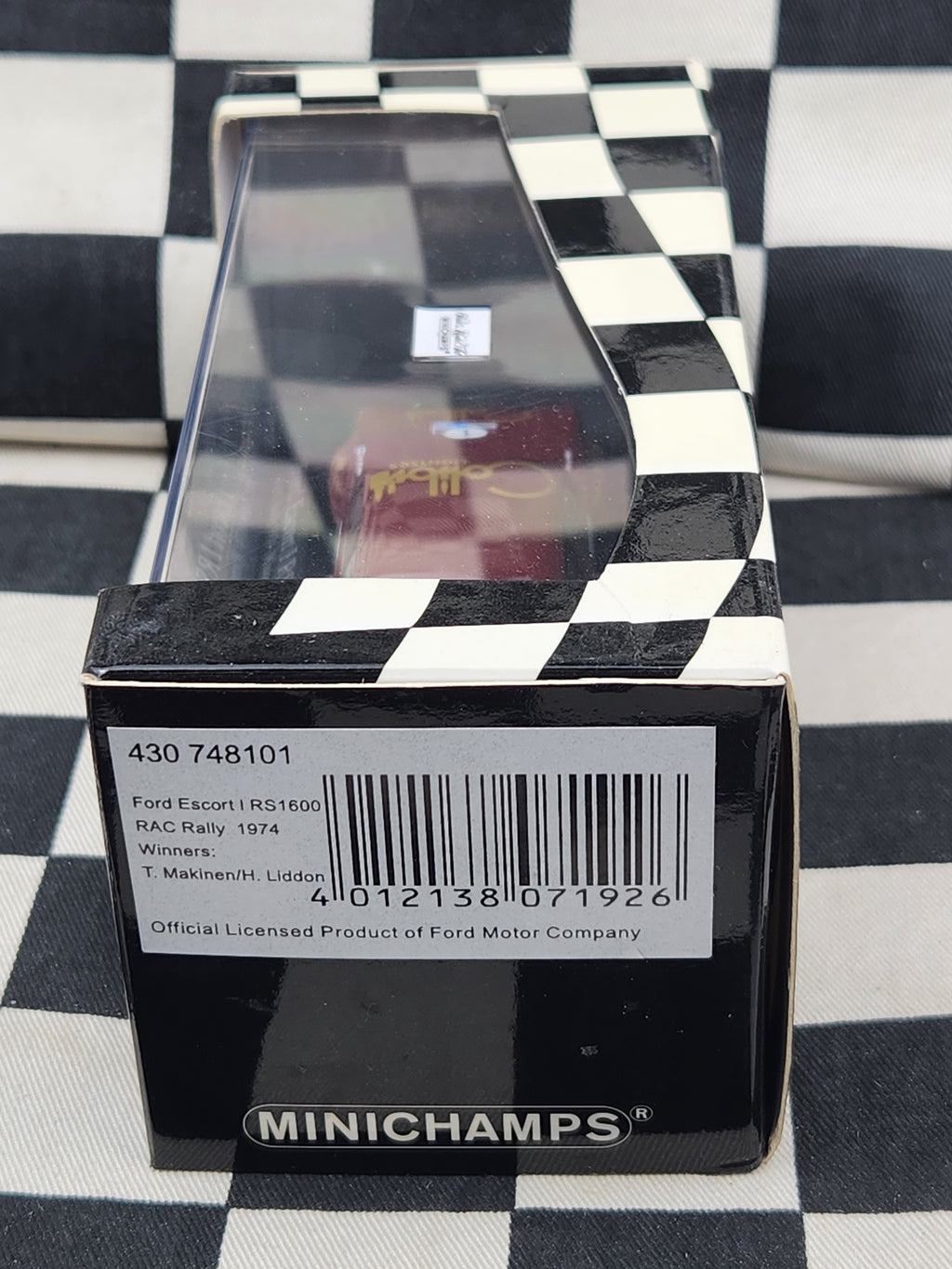 Minichamps 1:43 Ford Escort Mk1 RS1600 RAC Rally 1974 Winners Makinen/Liddon