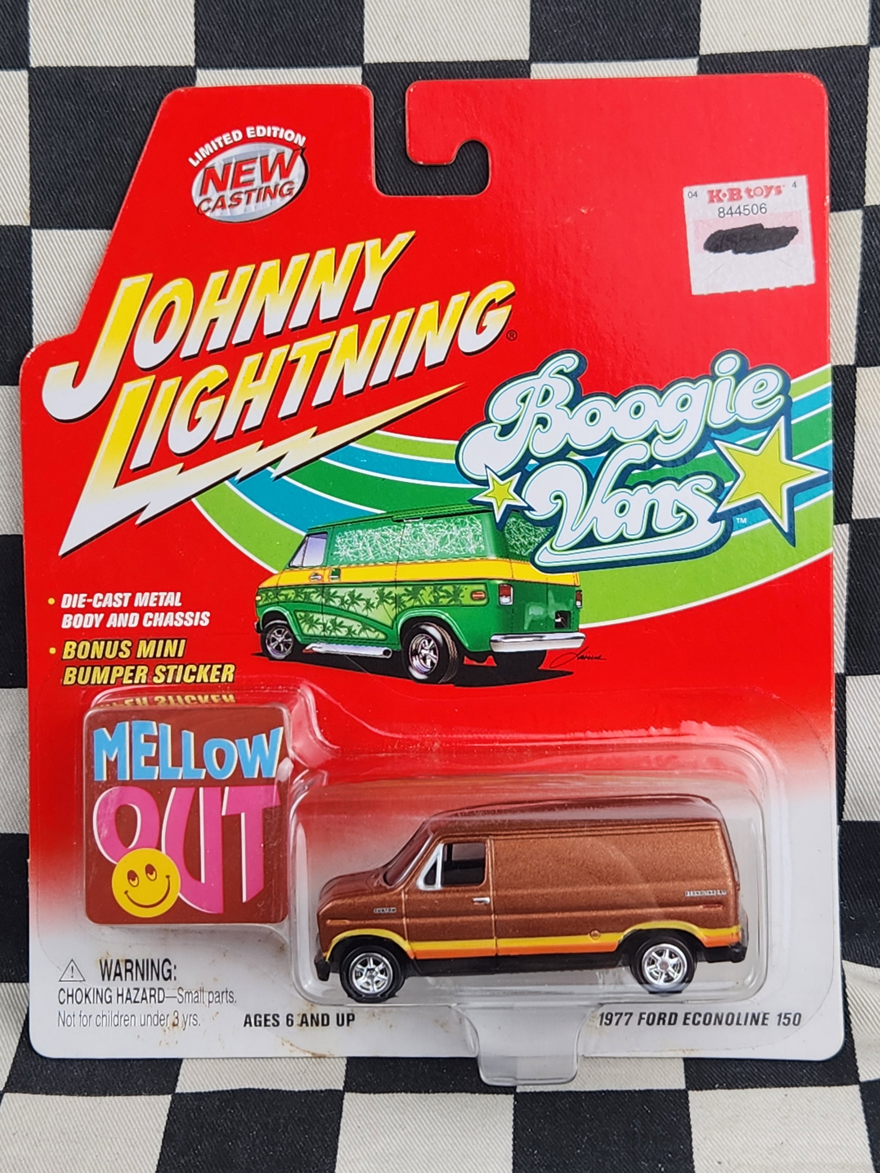 Johnny Lightning Boogie Vans Mellow Out 1977 Ford Econoline 150