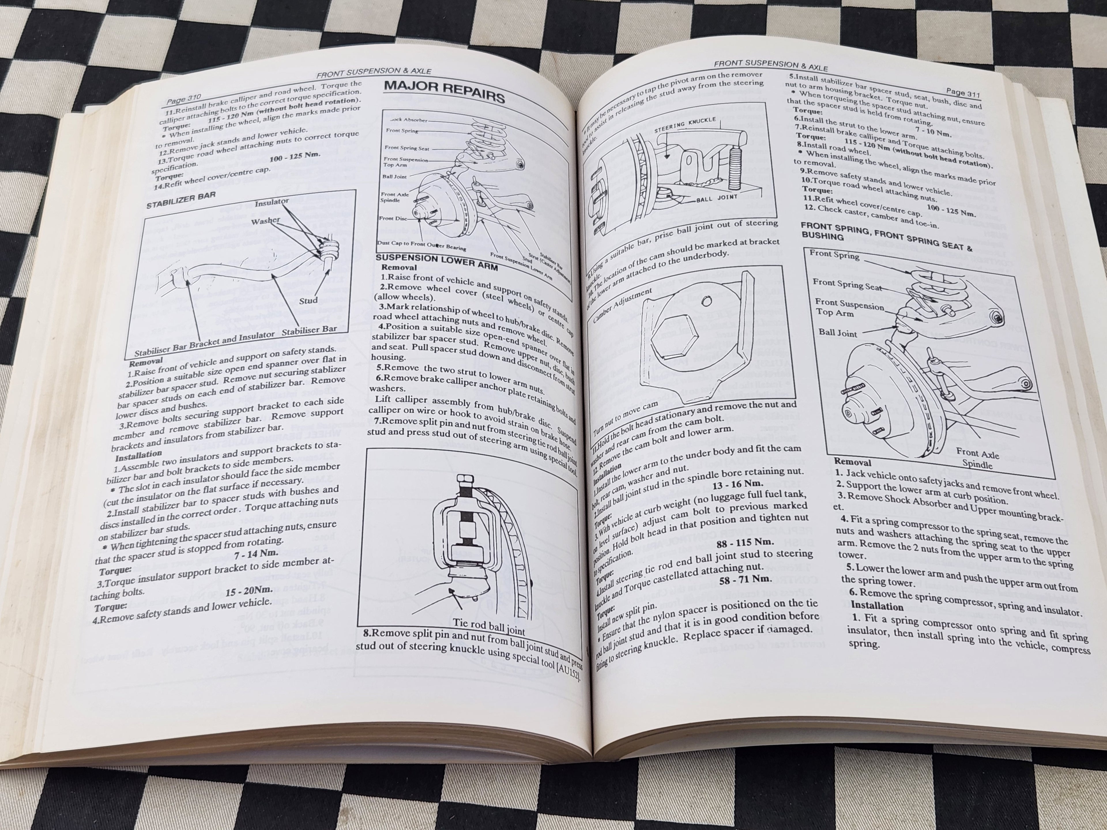 Genuine Chevrolet 1959 Passenger 6cyl & V8 Ute Wagon Sedan Van Workshop Manual