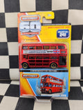 Matchbox 60th Anniversary CHASE Routemaster Double Decker Bus Red Chrome