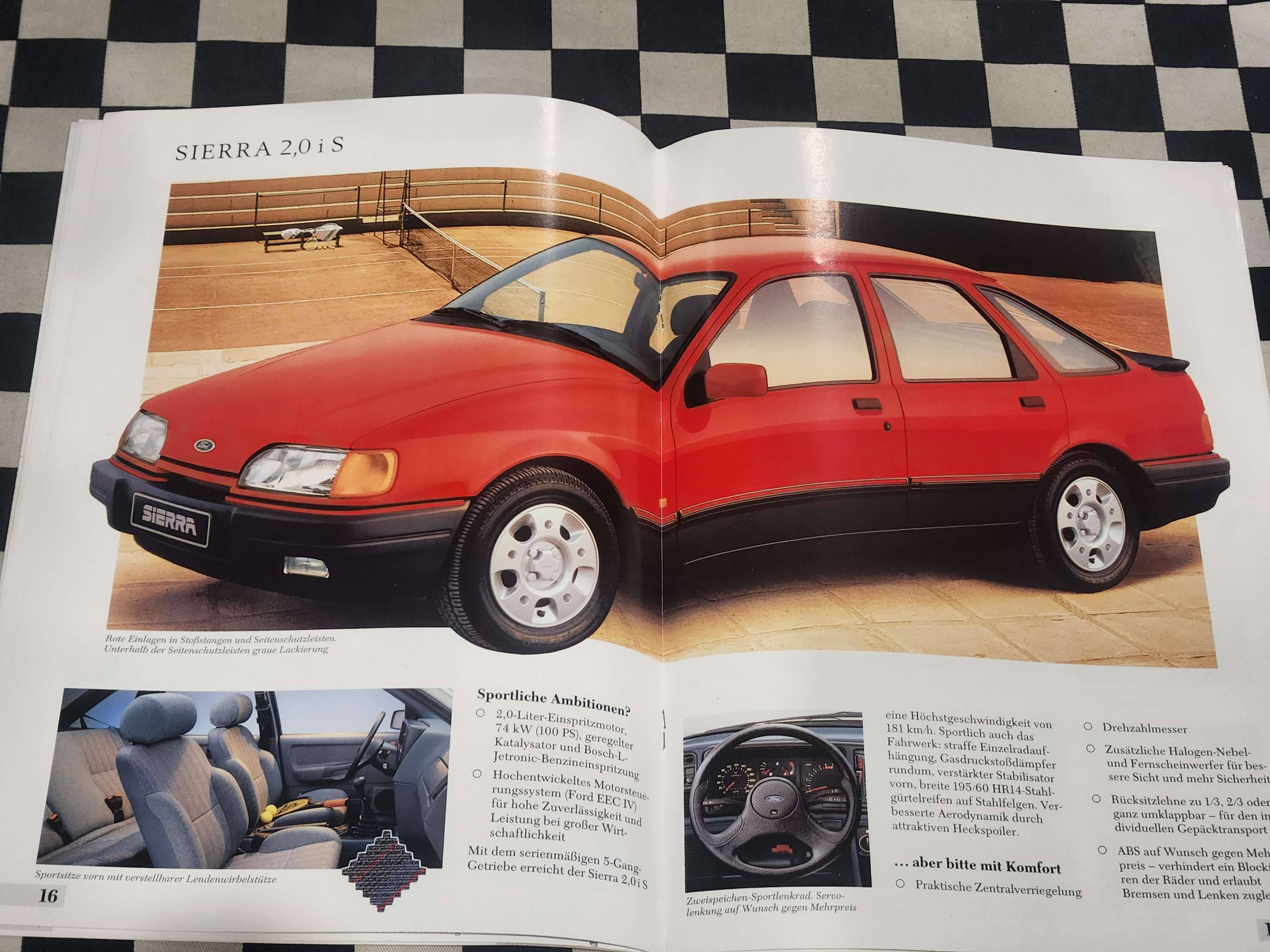 Ford Sierra Full Sales Brochure Nov 1988