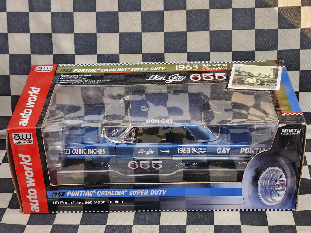 Auto World 1/18 Don Gay 1962 Pontiac Catalina Super Duty