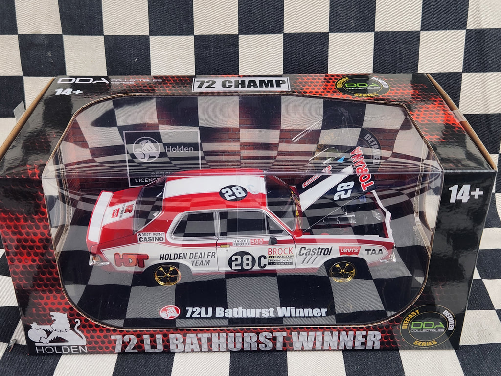 DDA 1:24 1972 Bathurst Winner Chase Brock Holden LJ Torana GTR XU1