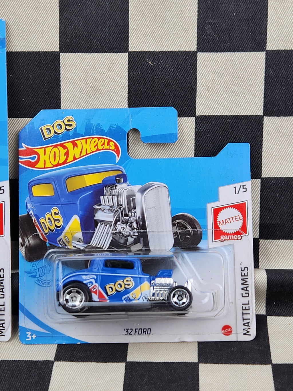 Hot Wheels 2021 Mattel Games 32 Ford DOS Blue Your Choice of