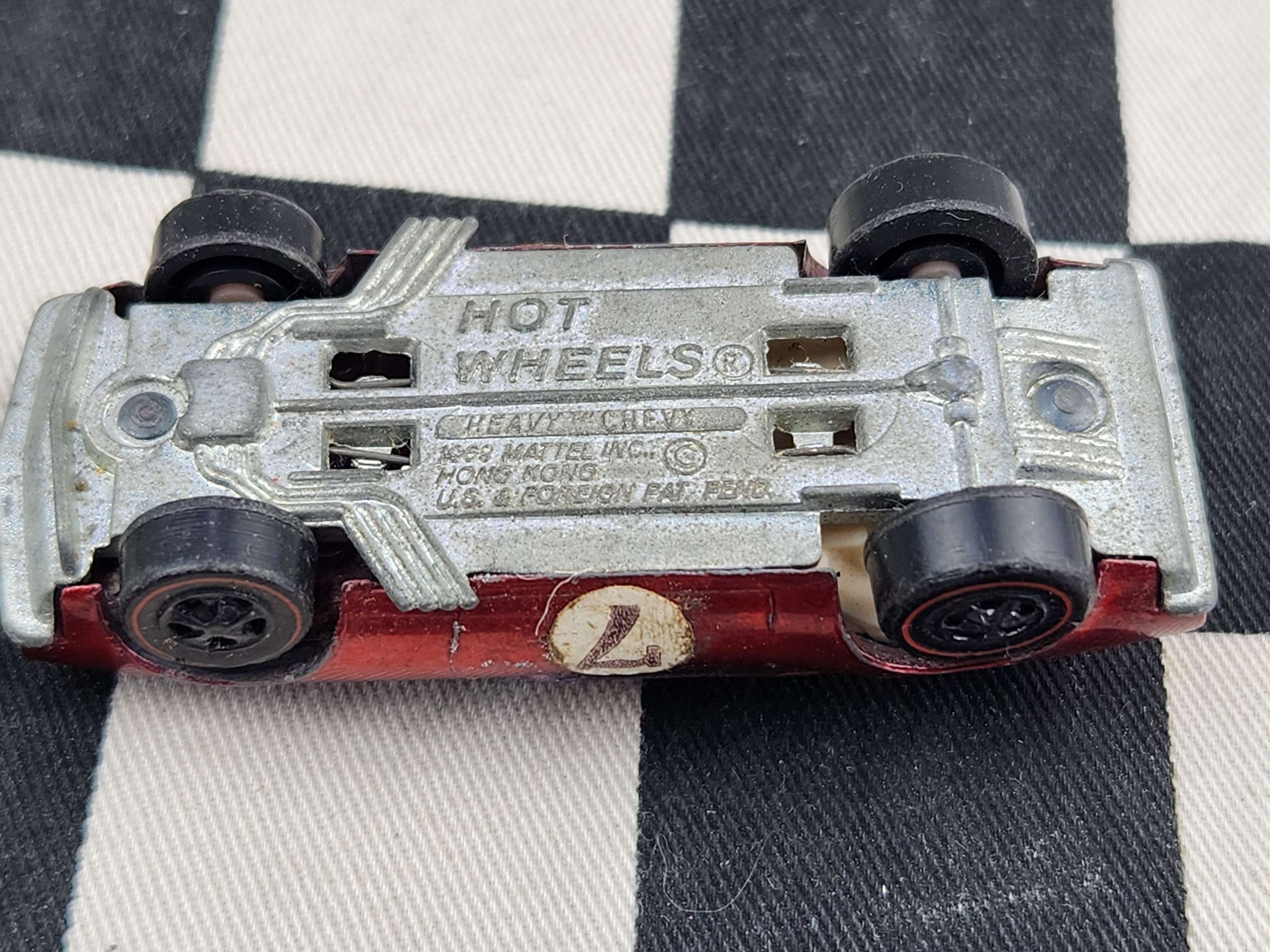 Hot Wheels Redline Heavy Chevy Camaro Spectraflame Red Hong Kong