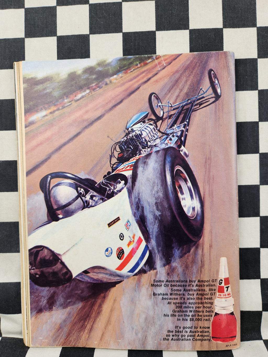 Vintage Rodsports 70 Annual Hot Rod Magazine Monaro Funnycar Centrespread