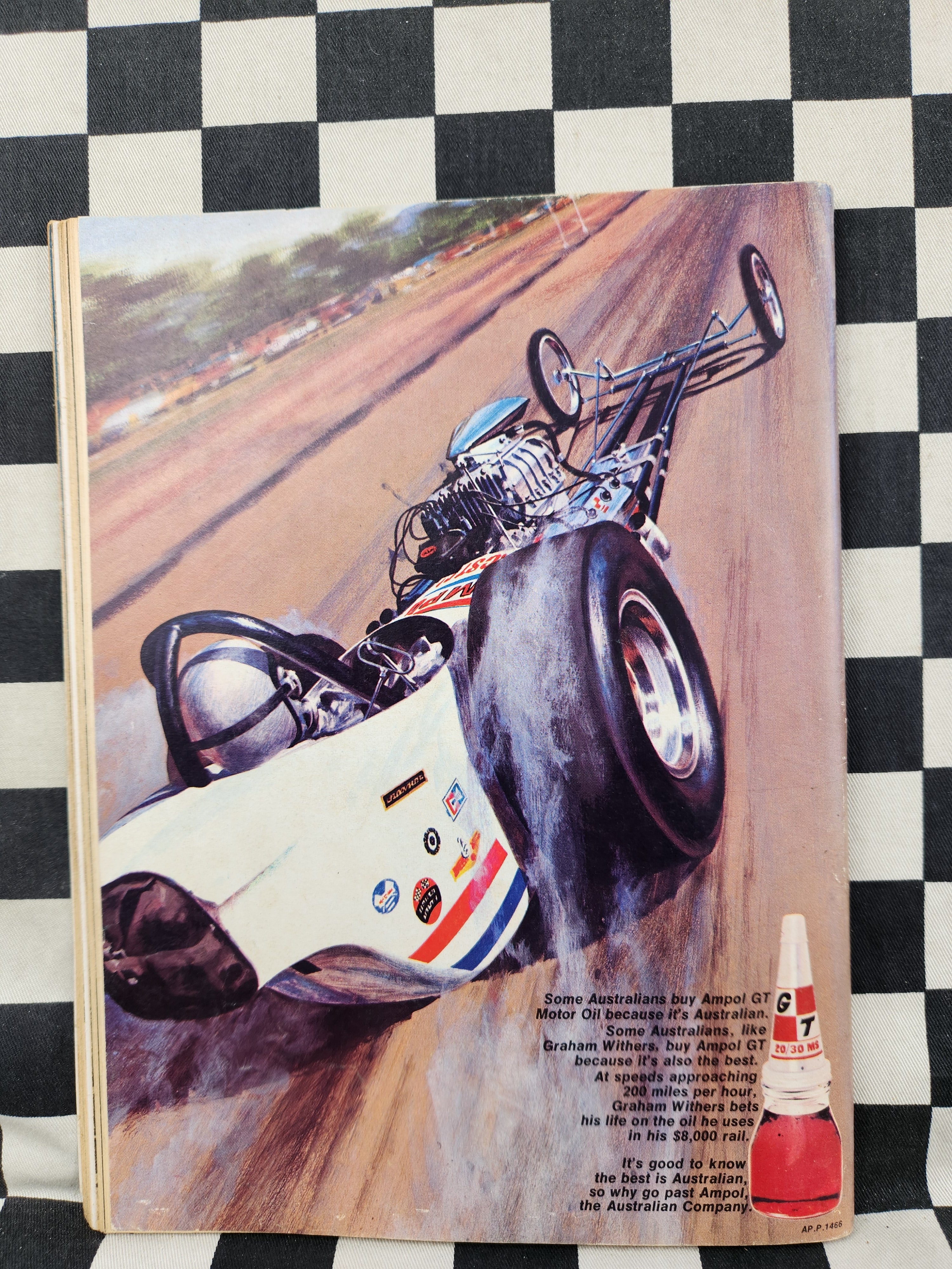Vintage Rodsports 70 Annual Hot Rod Magazine Monaro Funnycar Centrespread